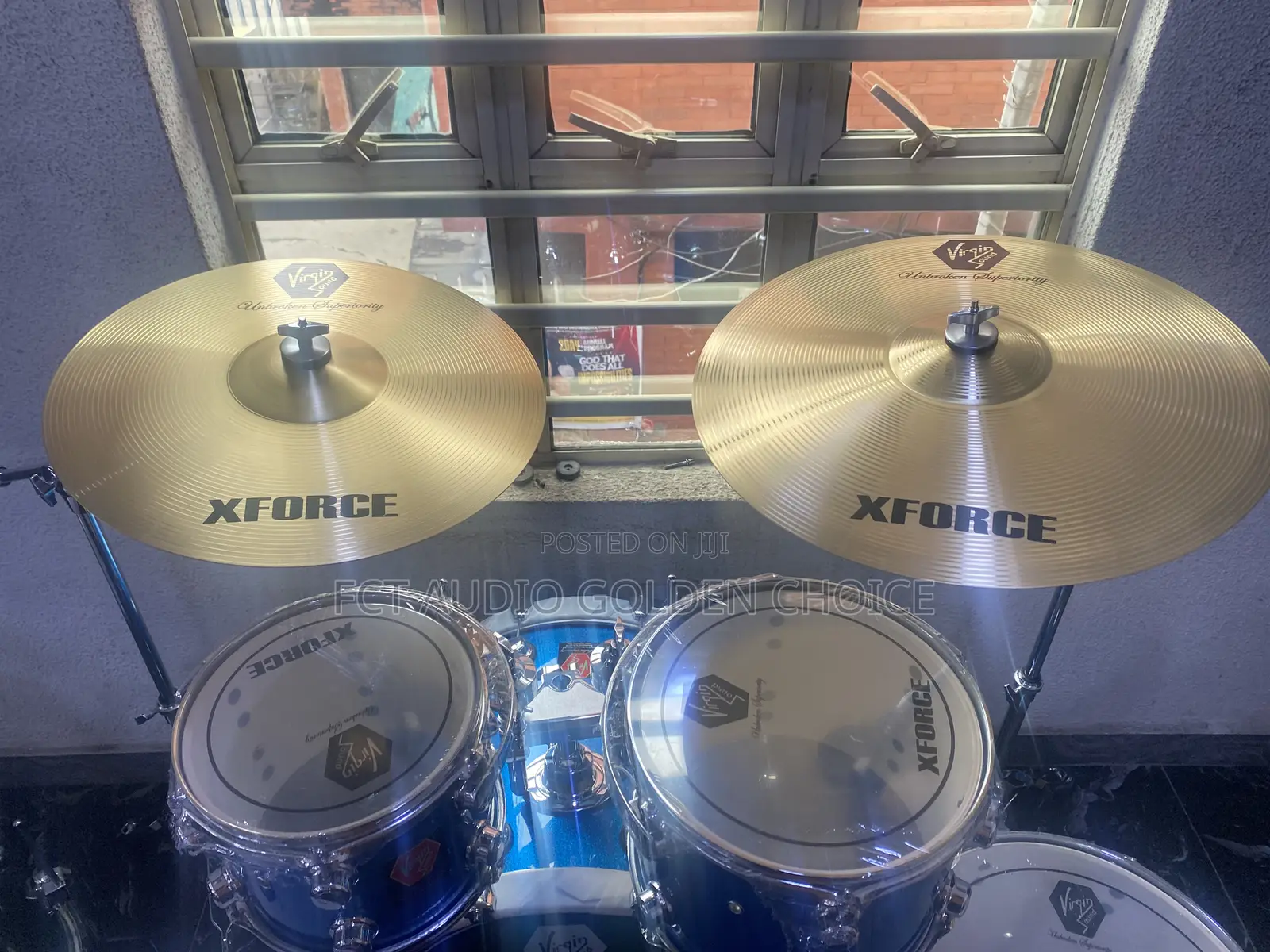 Virgin Sound X Force Drum Set Double Cymbals