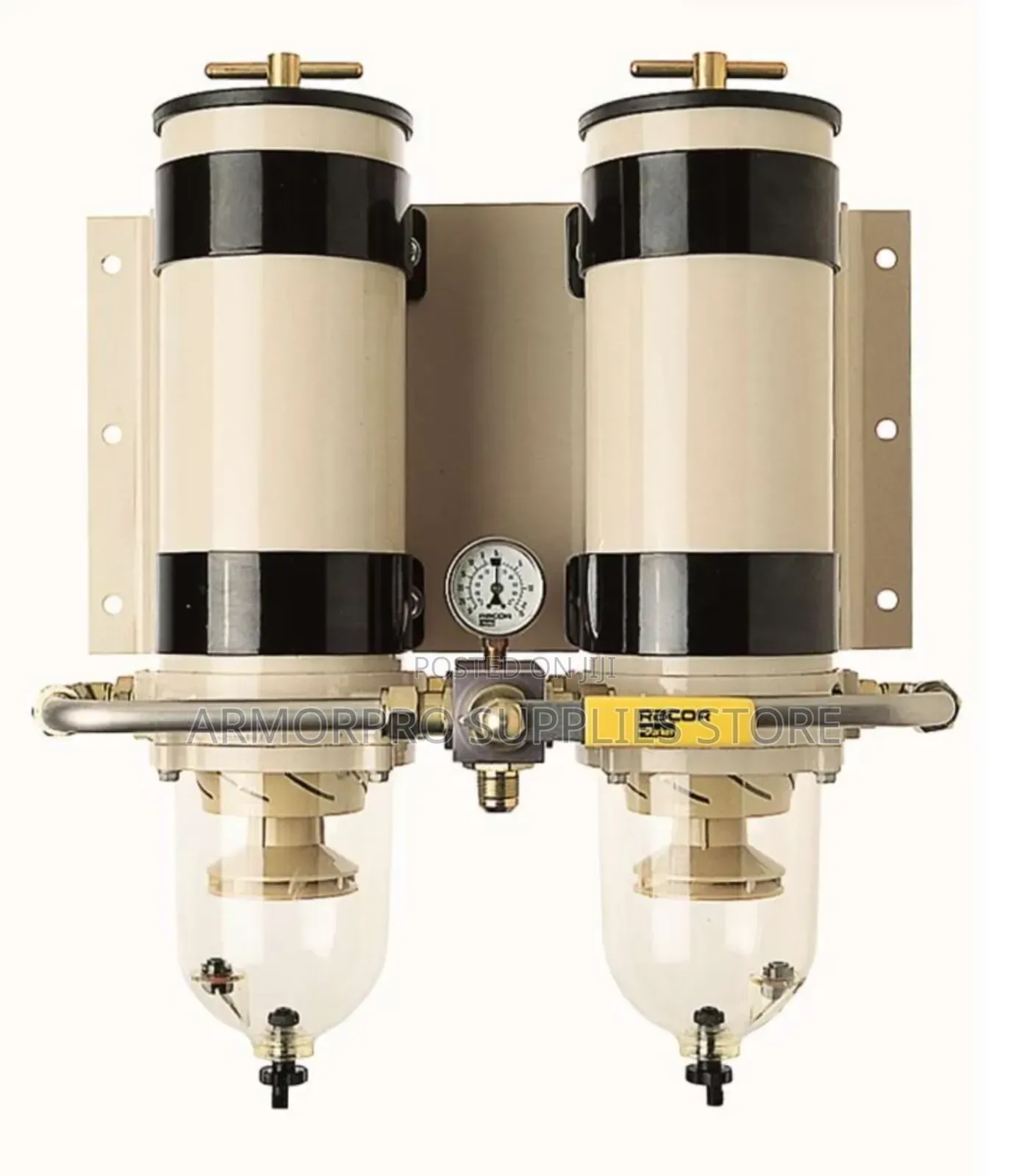 Dual-Assembly (Duplex) Turbine-Series Diesel Fuel Filter