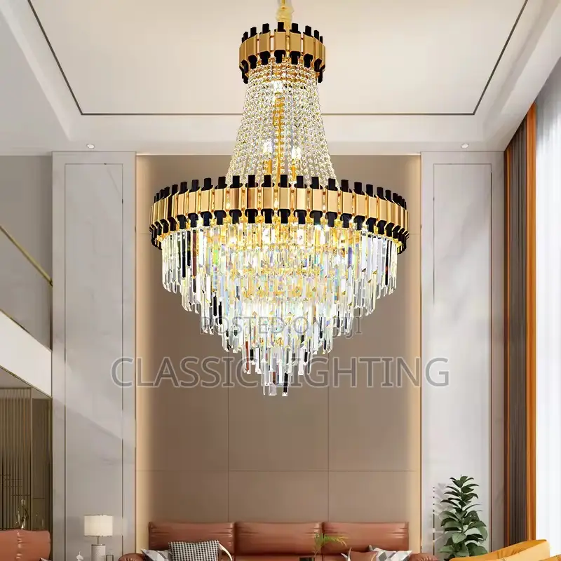 Classic Designer Living Room Staircase Decoration Chandelier Light