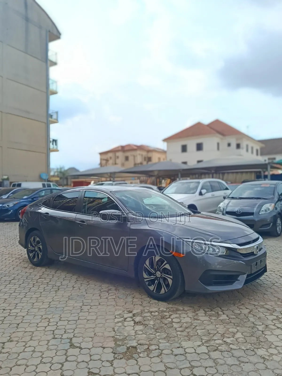 Honda Civic LX Sedan 2018 Gray