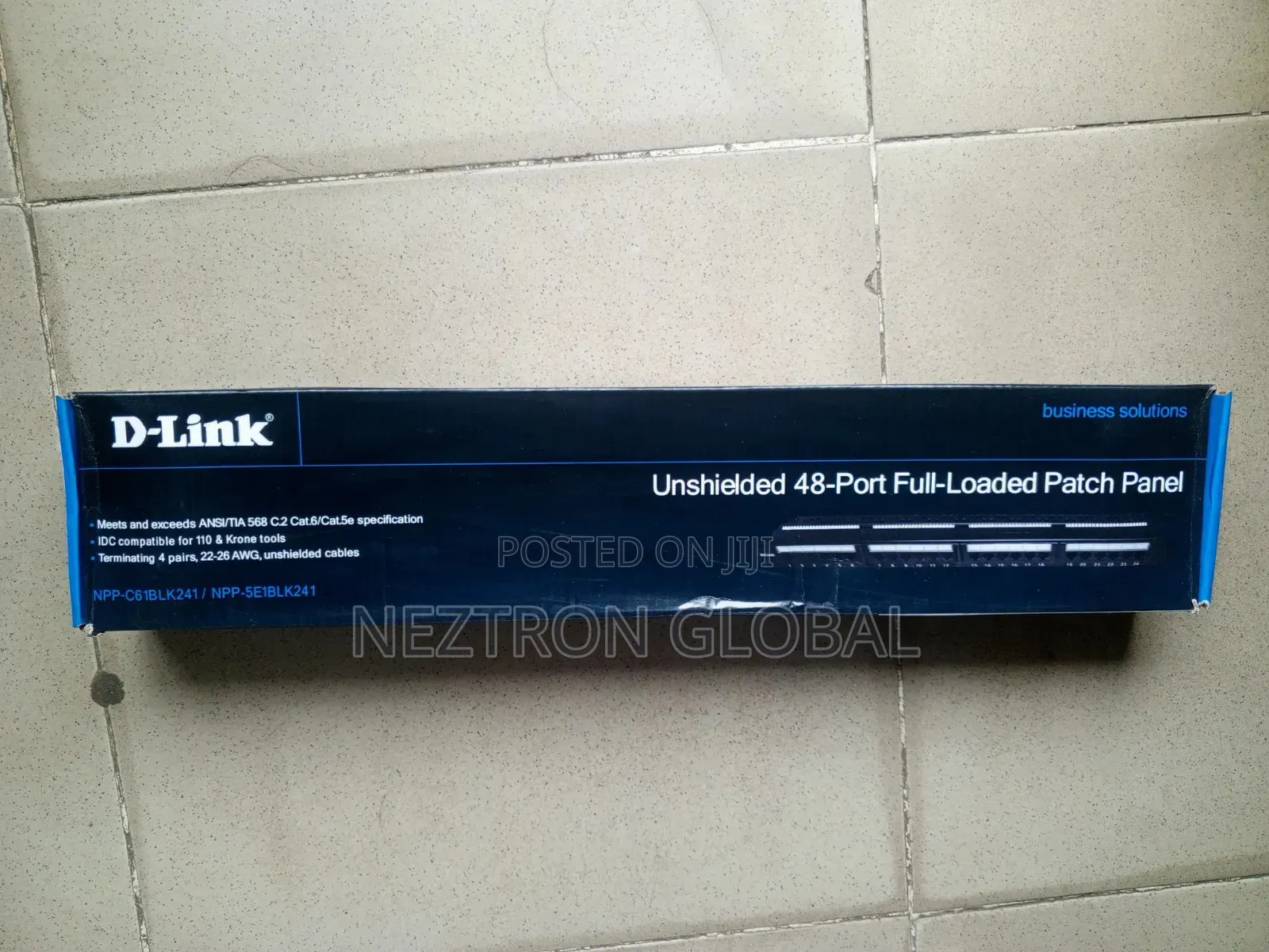 D-Link 48ports Cat6 Patch Panel