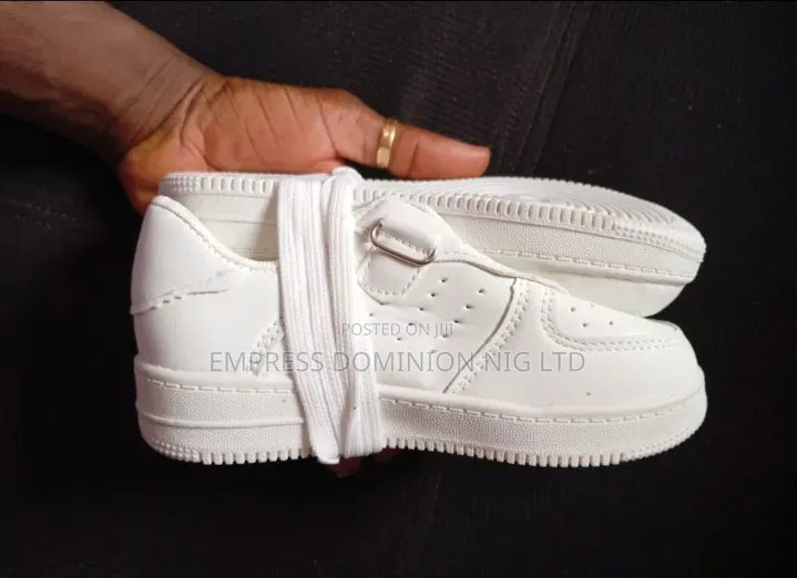 Kid's White Sneakers