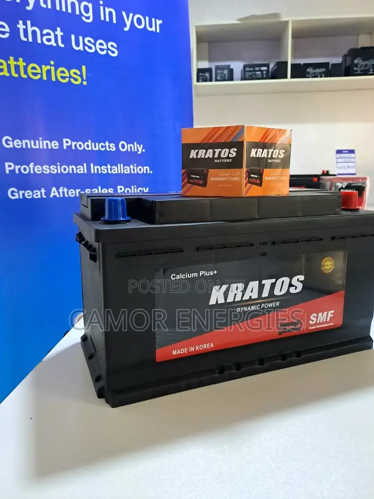 Original Korea 100Ah Car Battery | Kratos | 12-Month Warranty