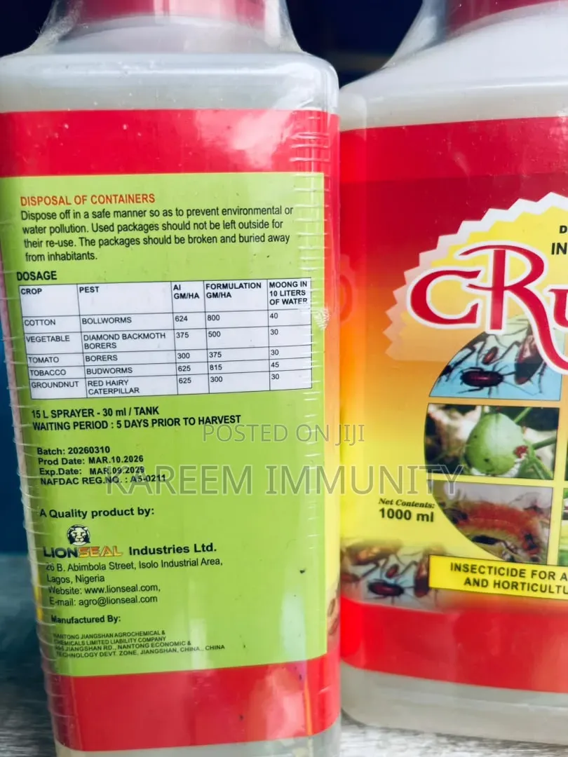 CRUSH Insecticide for Agricultural