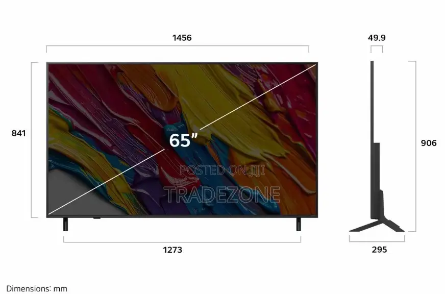 LG 65 Inch QNED UHD Smart TV With AI Magic Remote | 65QNED82A6A