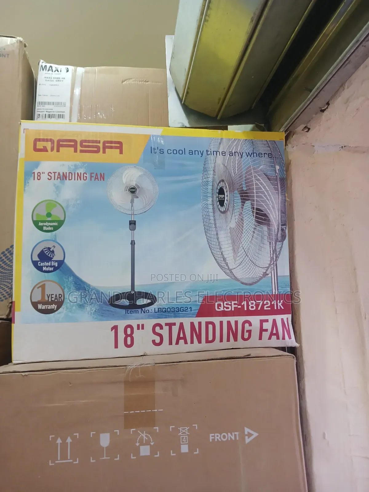 Qasa 18" Standing Fan QSF-