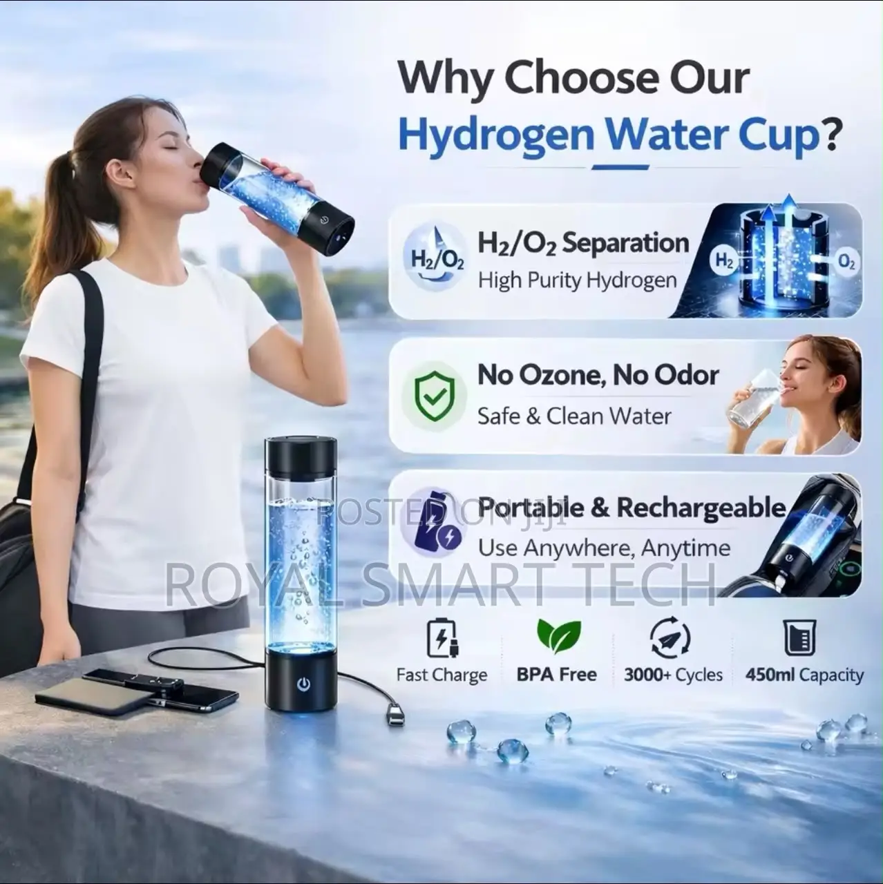 Hydrogen Water Cup