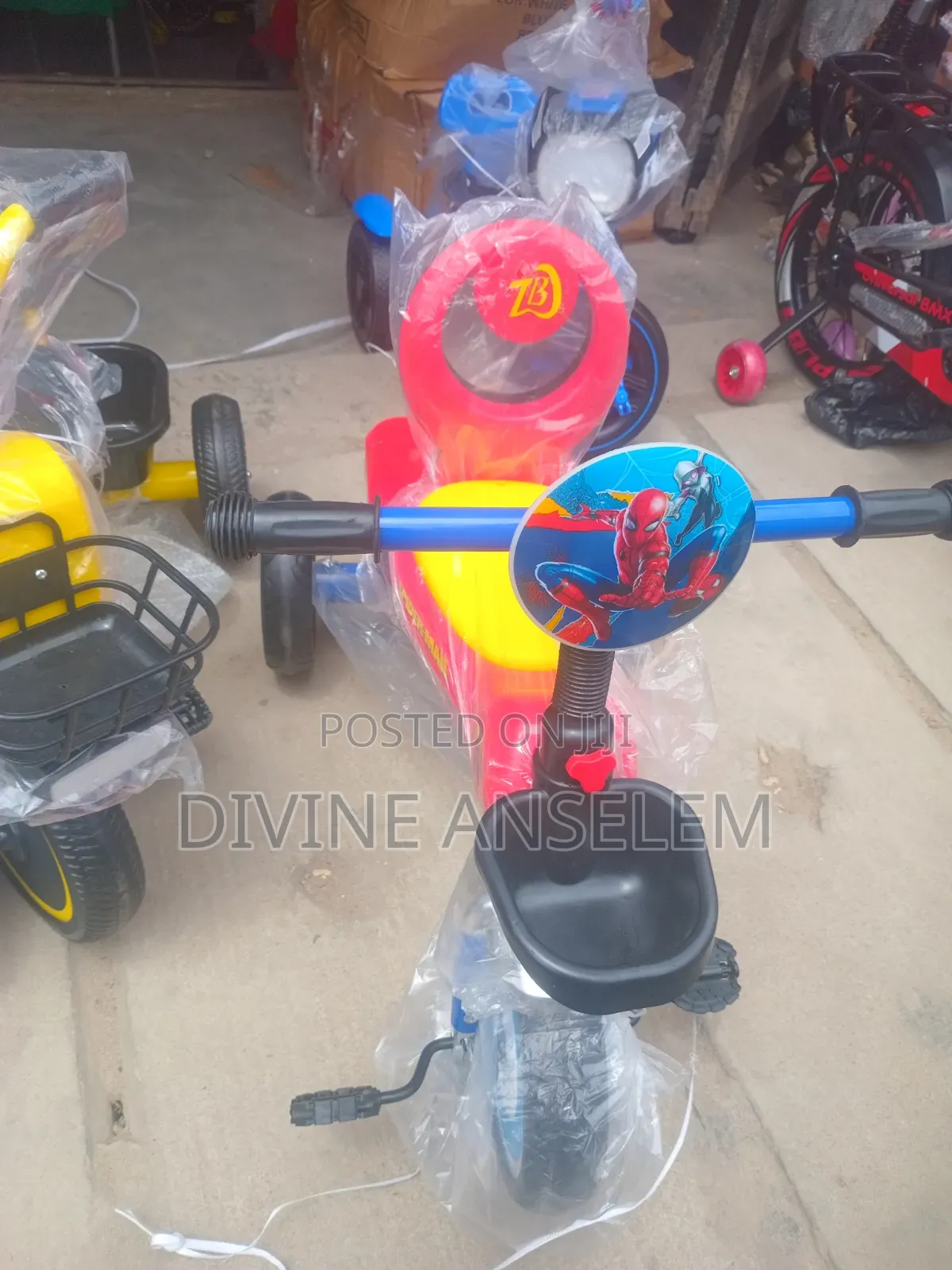 Children Bicycle Spiderman