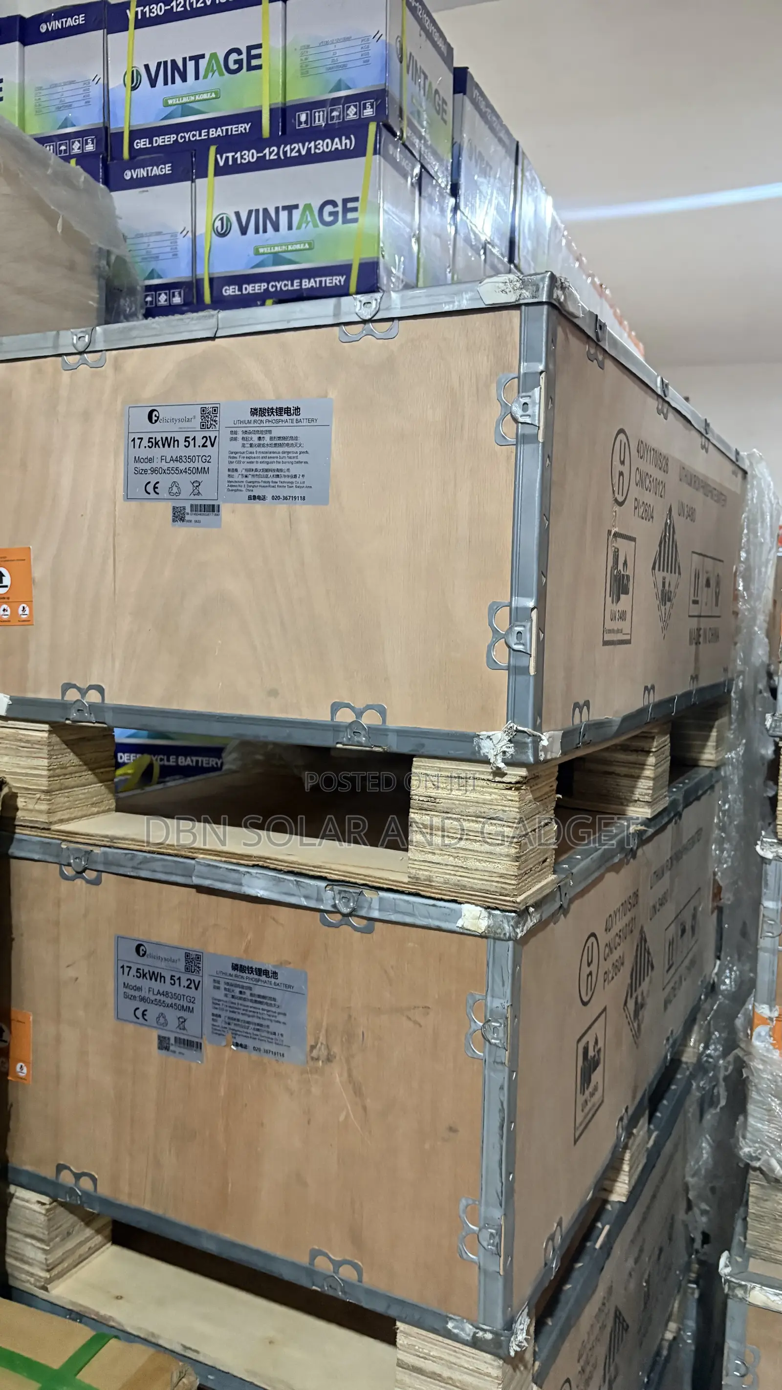 Original Felicity Solar Lithium Ion 17.5kwh 51.2v