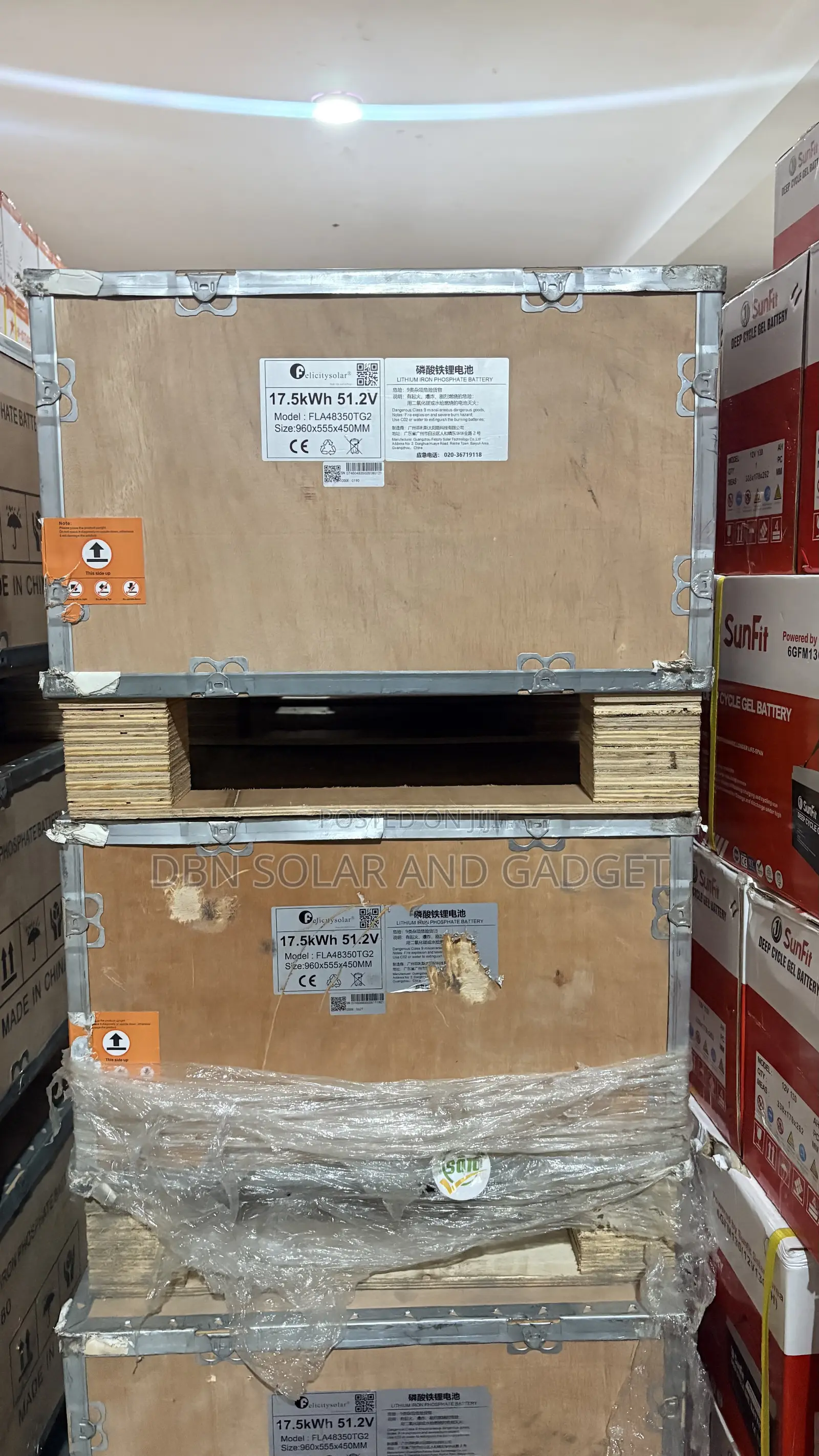Original Felicity Solar Lithium Ion 17.5kwh 51.2v