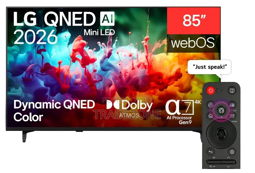 85 Inch LG Qned Ai Mini Led Qned72 Smart TV