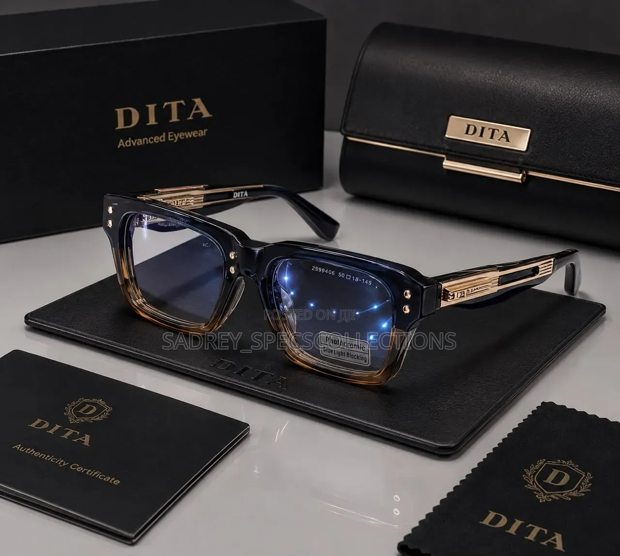 Dita Anti Blue Ray and Photocromic Lenses 2 in 1 Version. Topnotch