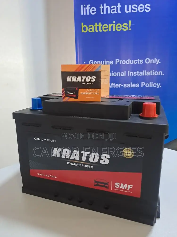 Original Korea 75Ah Car Battery | Kratos | 12-Month Warranty