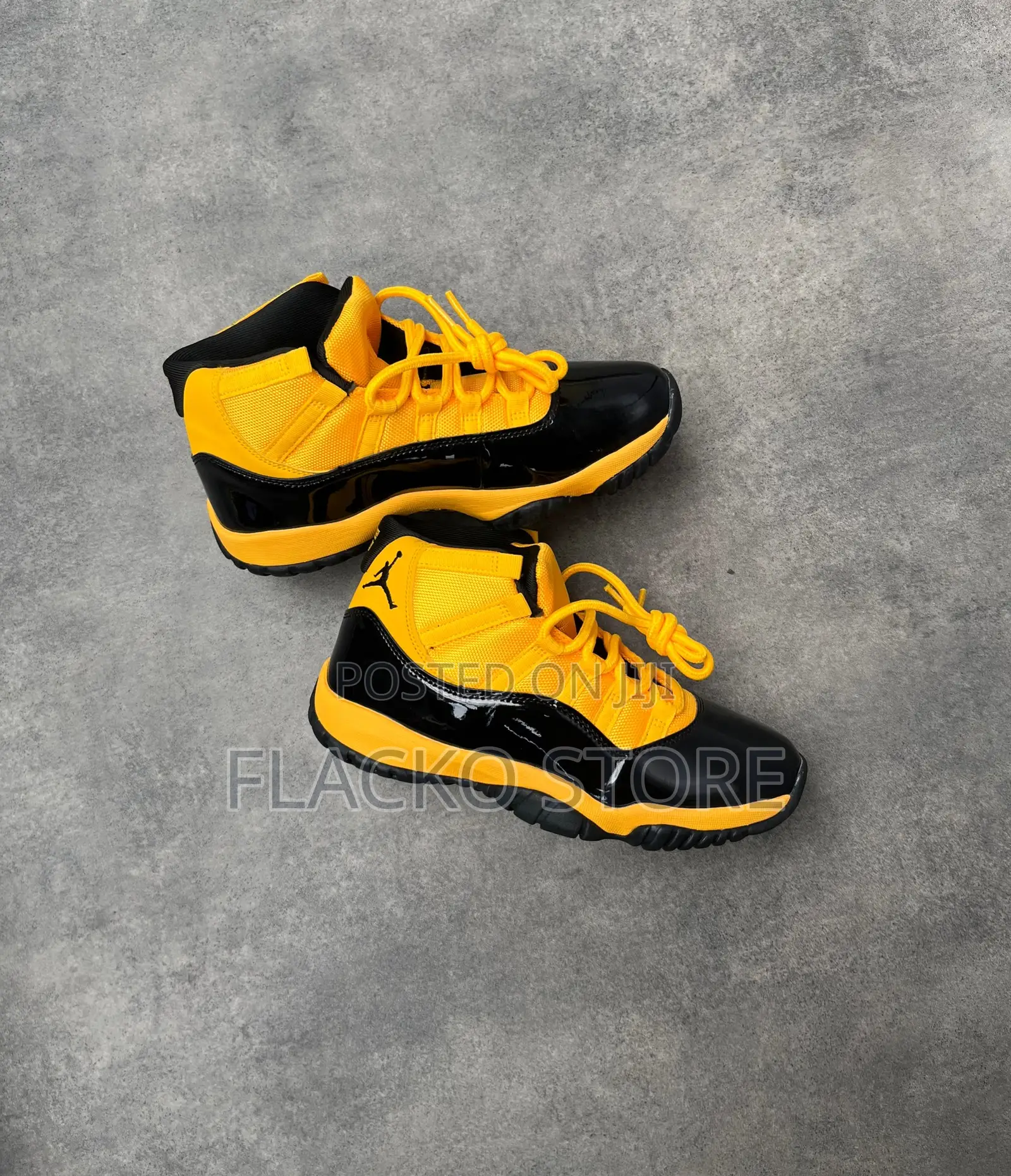 Original Air Jordan 11 Retro Yellow Sneakers