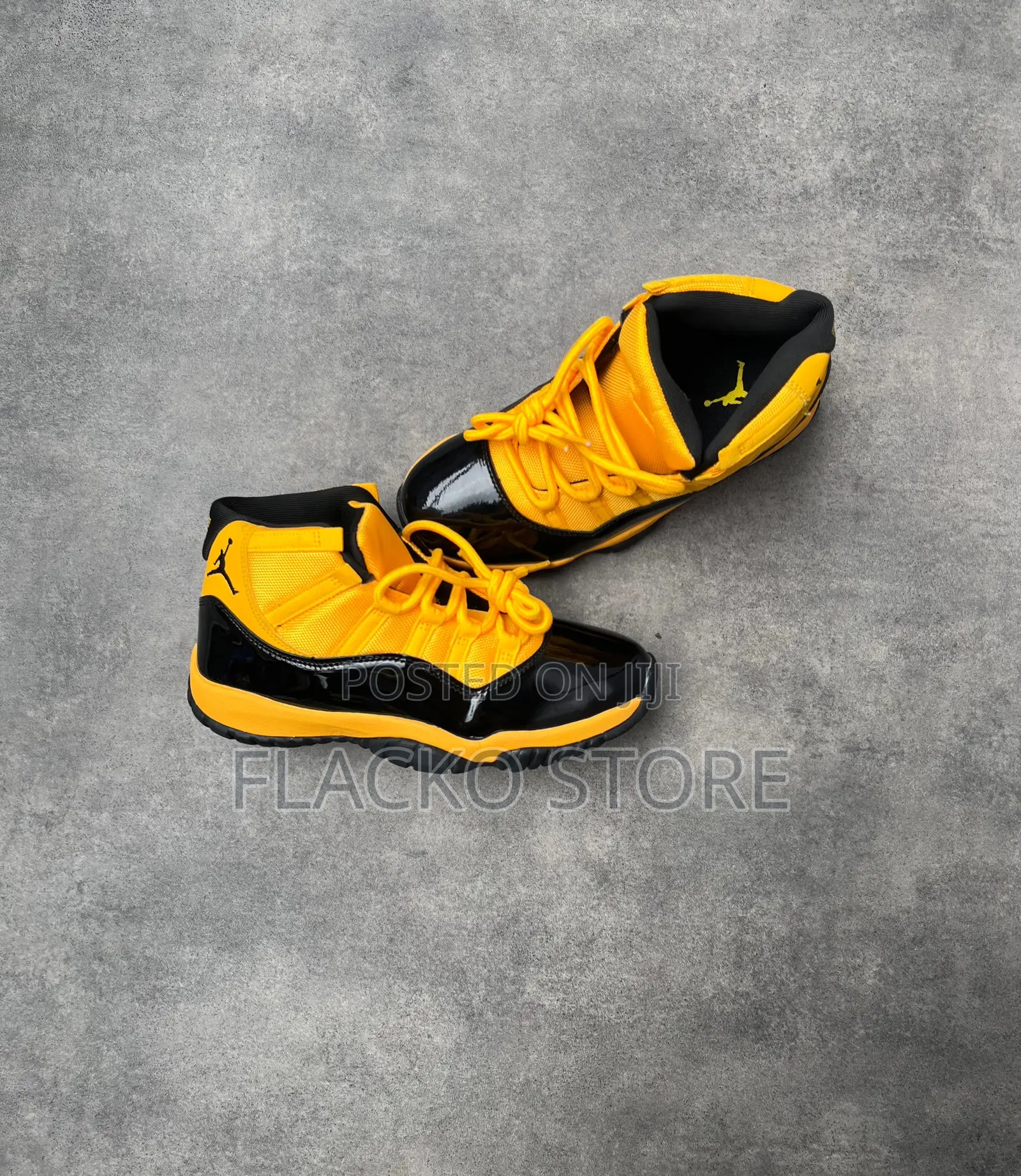 Original Air Jordan 11 Retro Yellow Sneakers
