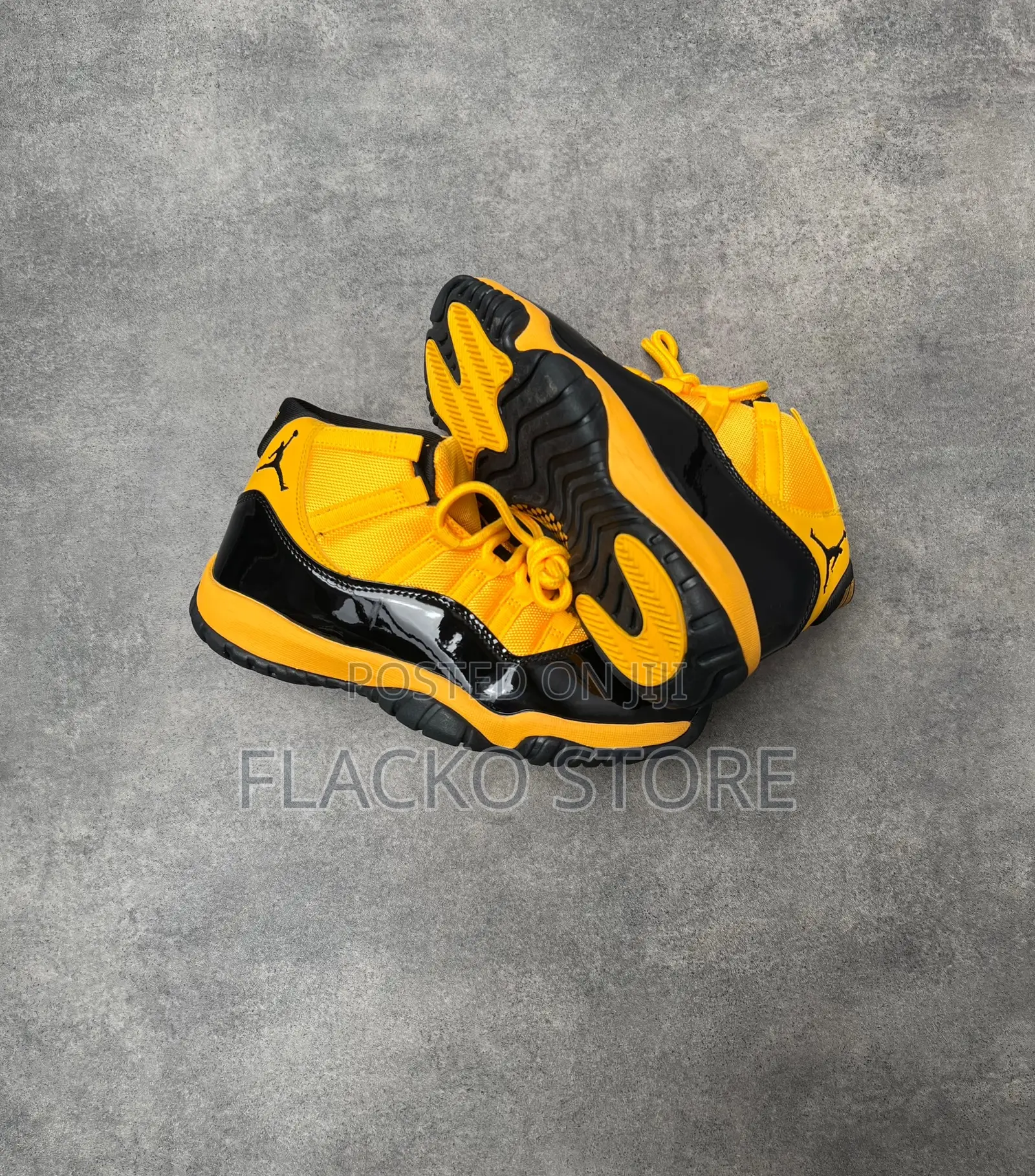Original Air Jordan 11 Retro Yellow Sneakers