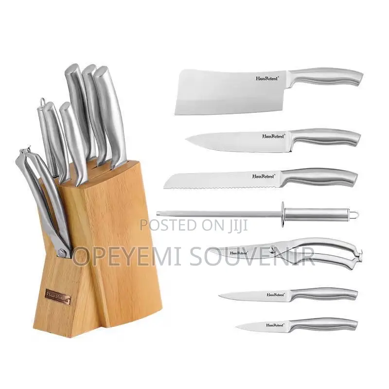8-Piece Stainless Steel Knife Set