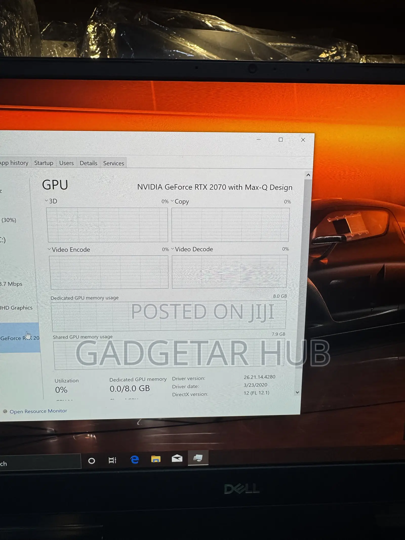 Laptop Dell G7 15 7500 16GB Intel Core i7 SSD 1T