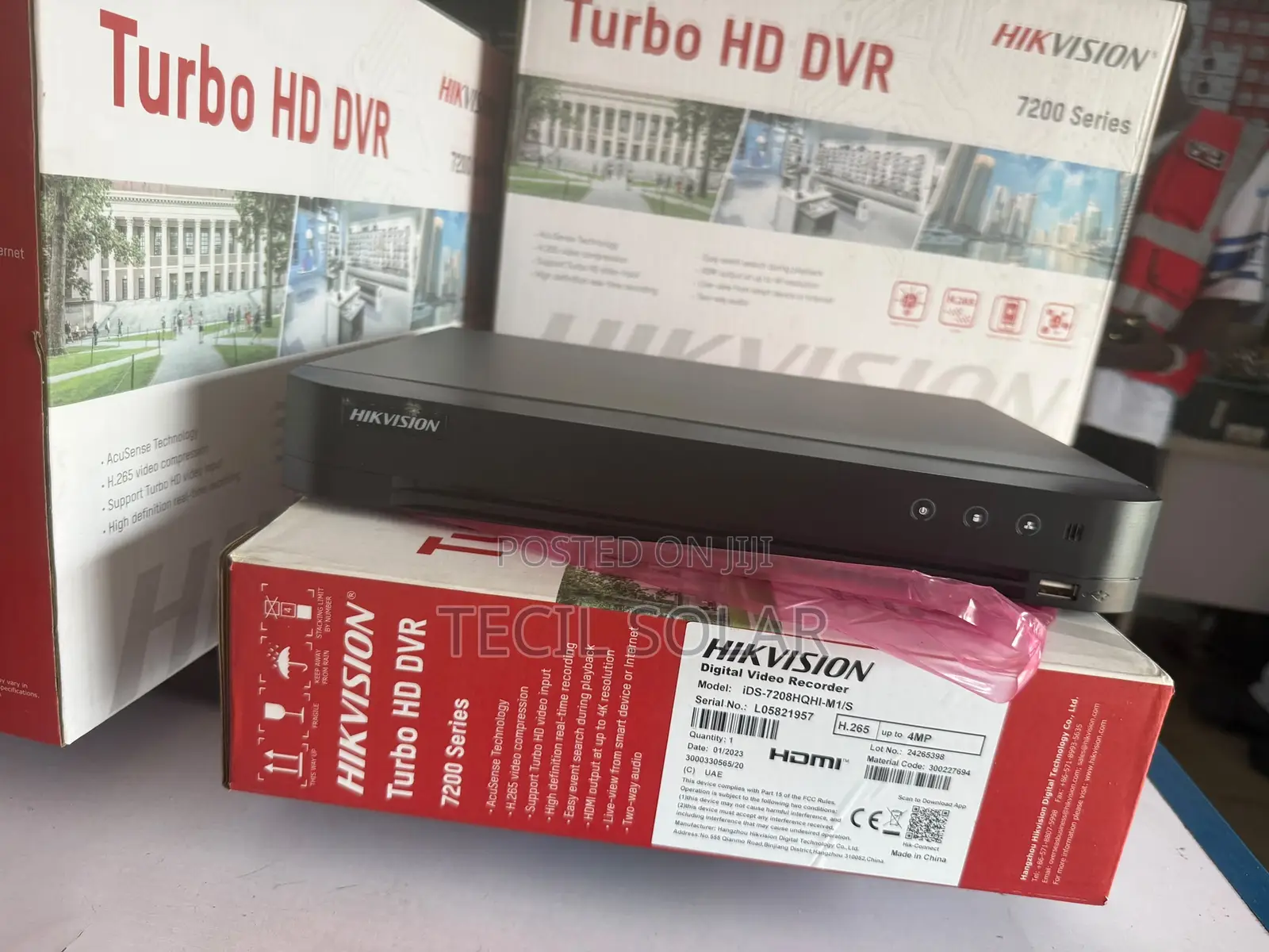 Hikvision 8-Channel Turbo HD AcuSense DVR (4MP) - iDS-7208HQHI-M1/S
