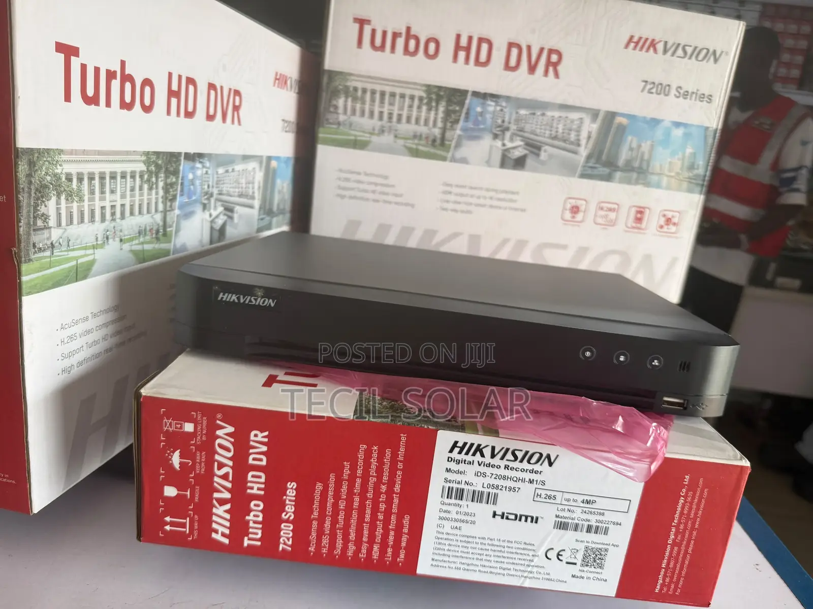 Hikvision 8-Channel Turbo HD AcuSense DVR (4MP) - iDS-7208HQHI-M1/S