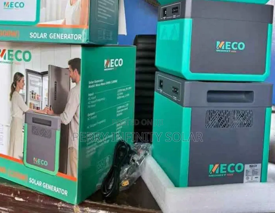 Meco 2kwh Lithium Battery Solar Generator With Inv Capacity of 1.2 kVA