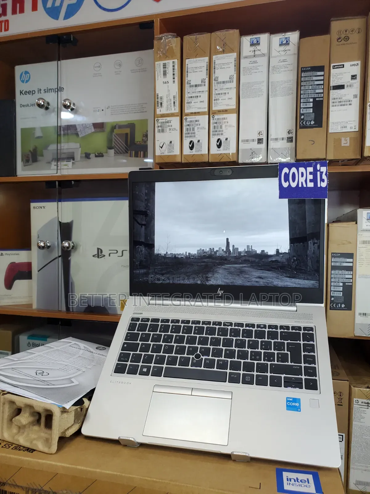 New Laptop HP EliteBook 725 G4 4GB Intel Core i3 SSD 256GB
