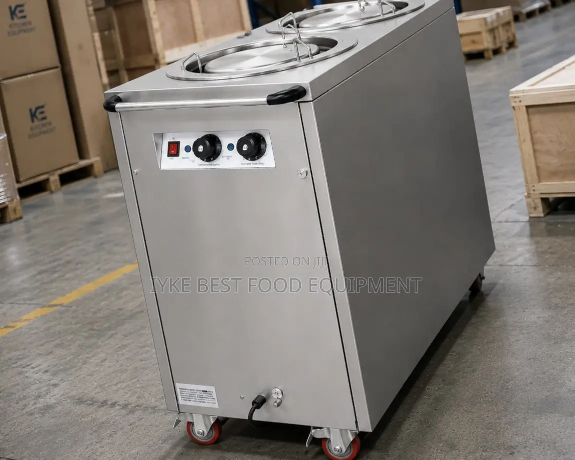 2 Head Electric Plate Warmer Cart