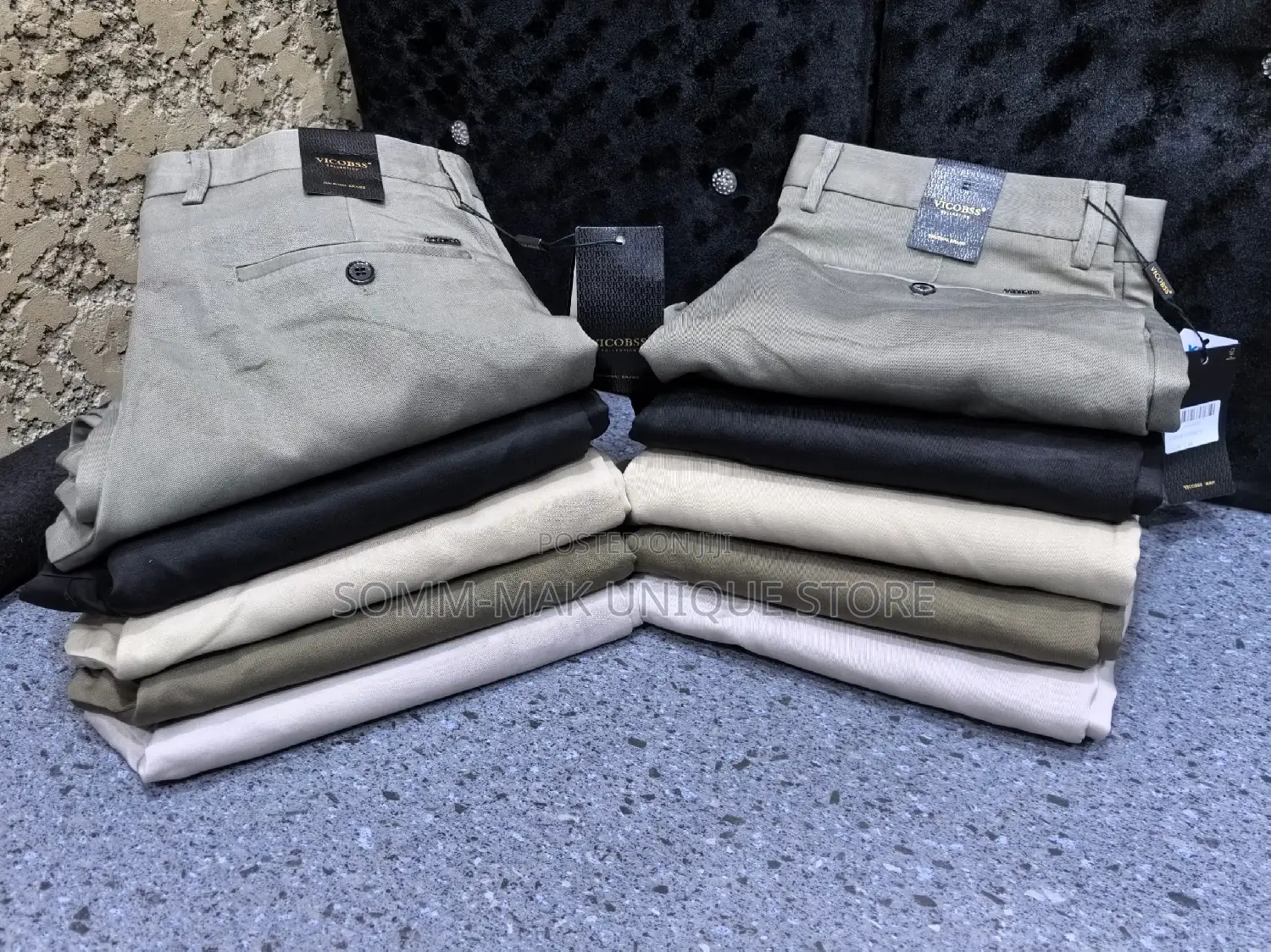 Vicoboss Men’s Premium Chino Trousers