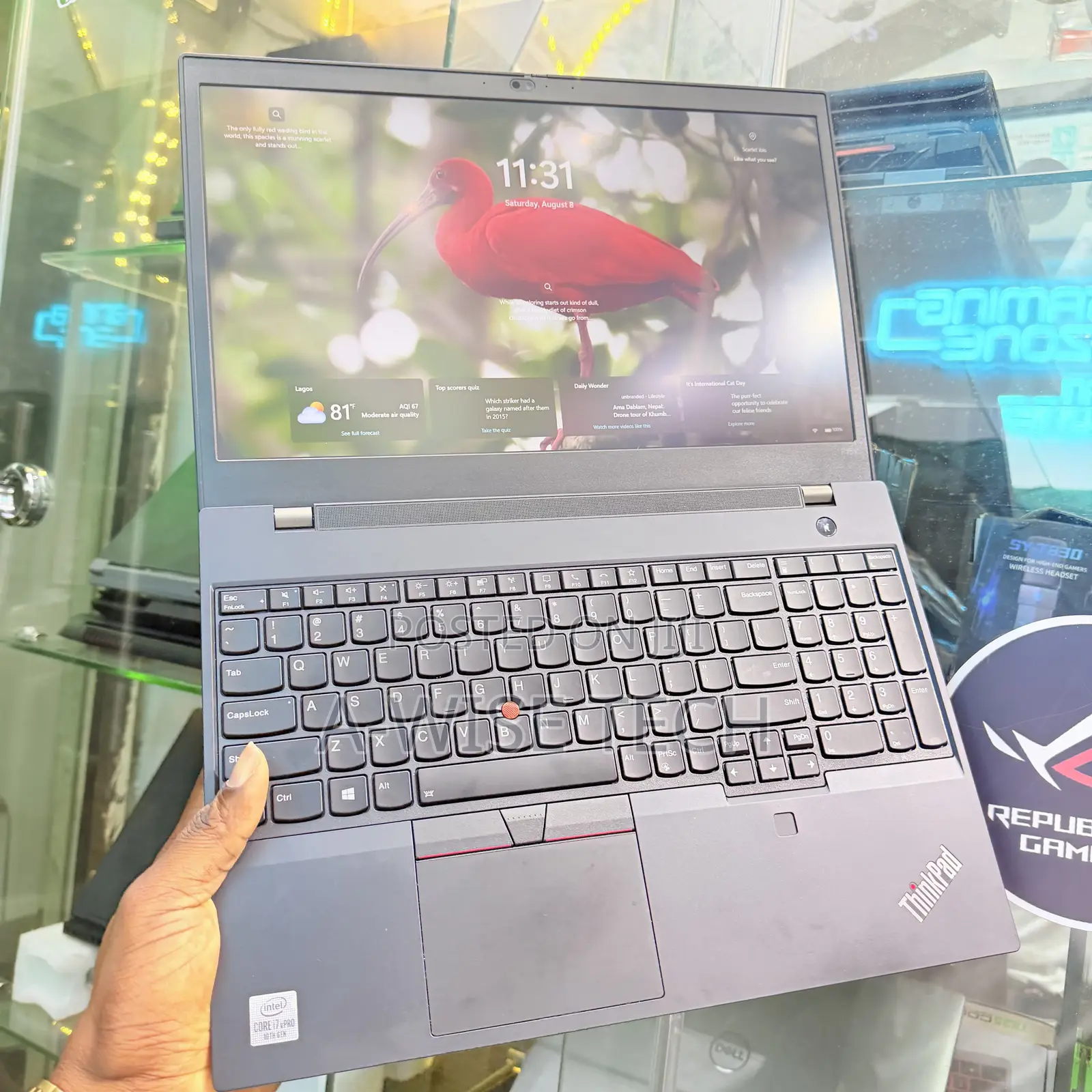 Laptop Lenovo ThinkPad P15s 16GB Intel Core i7 SSD 512GB