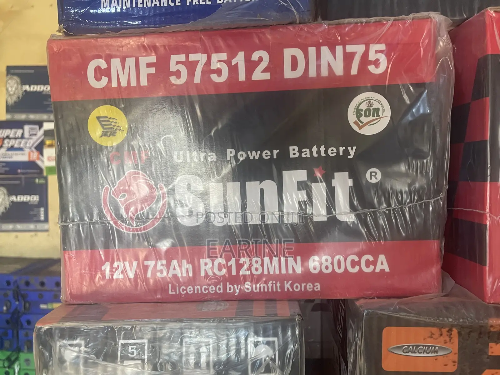 Orginal Korea Car Battery