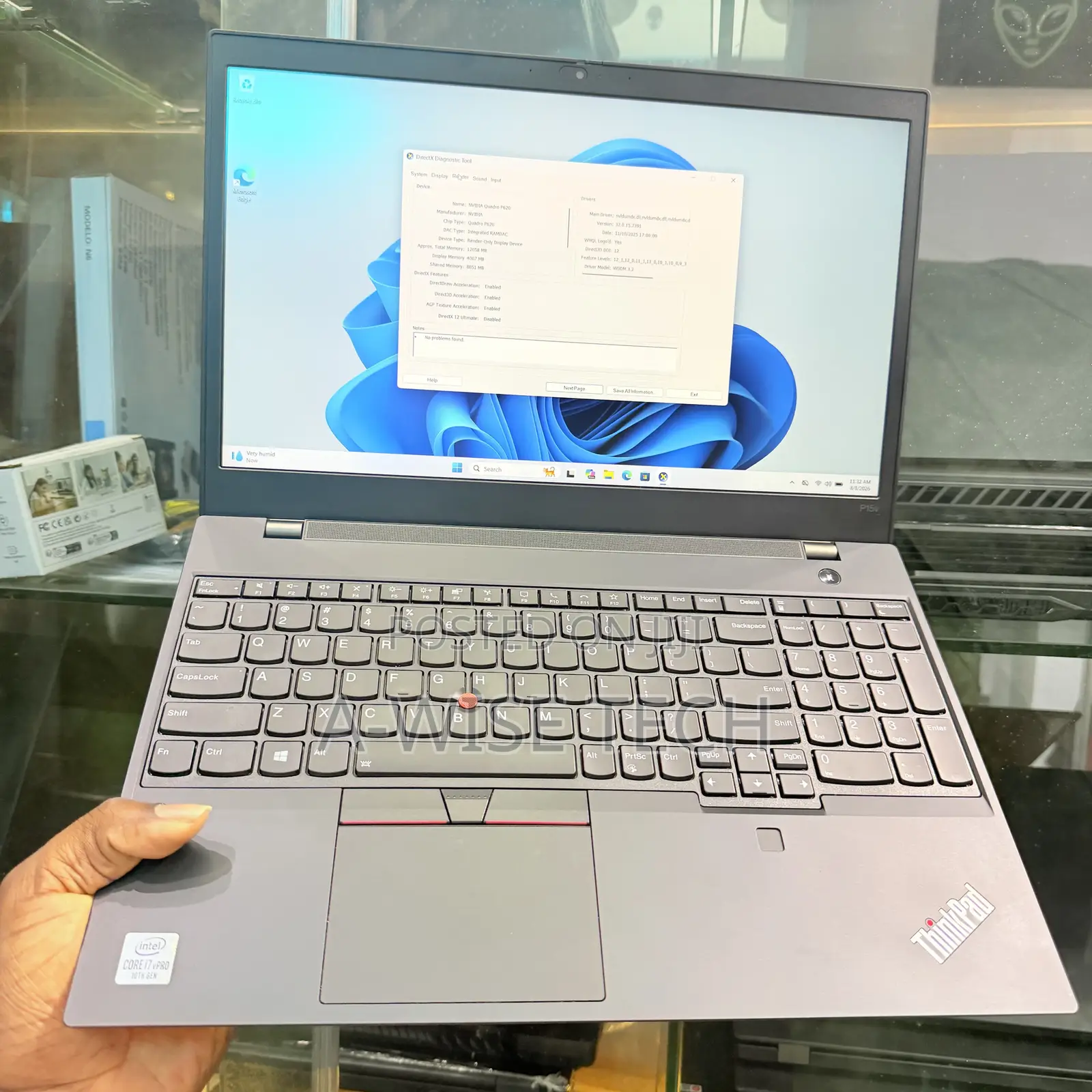 Laptop Lenovo ThinkPad P15s 16GB Intel Core i7 SSD 512GB