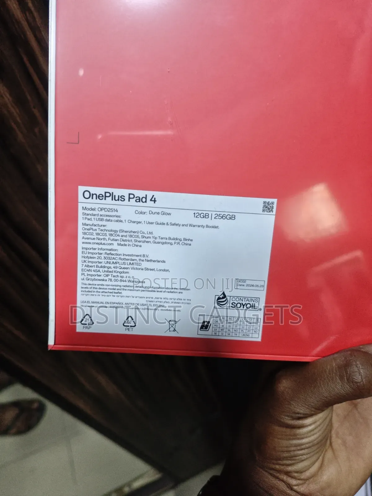 New OnePlus Pad 4 256 GB
