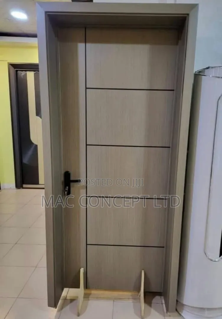 Gray Wooden Door HDF