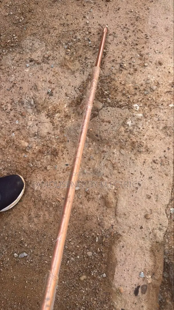 3meter Long 10ft by 20mm Diameter Pure Copper Earth Rod