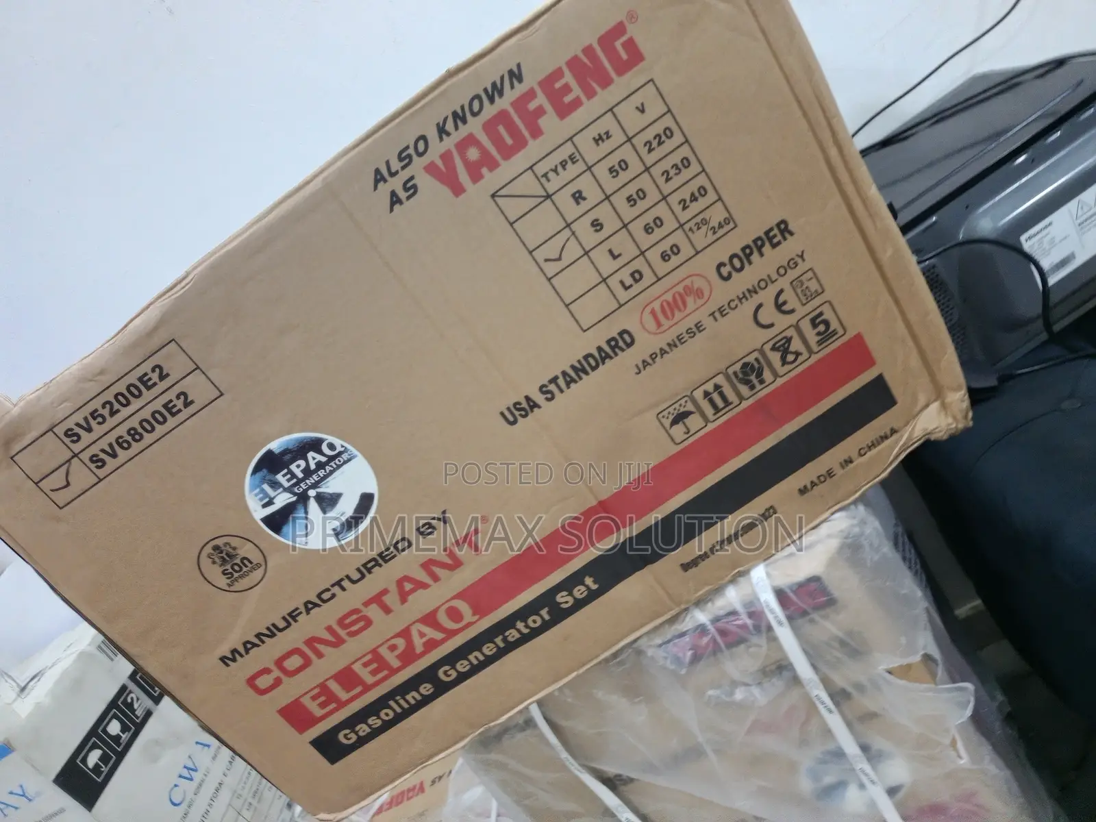 Elepaq SV6800E2 – Petrol Generator Designed for Nigerian Conditions