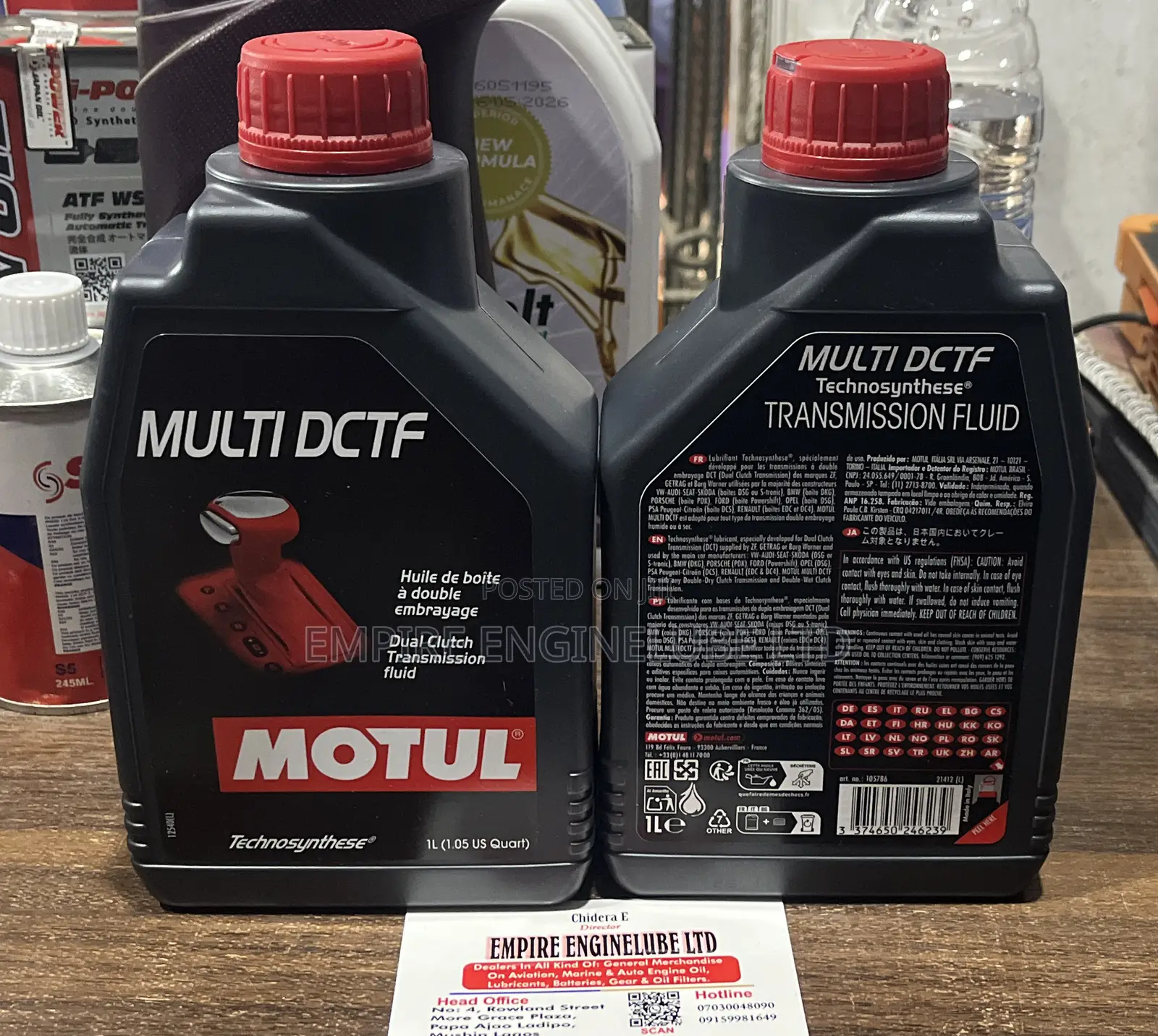 Motul DCTF (Dual Clutch Transmission Fluid)