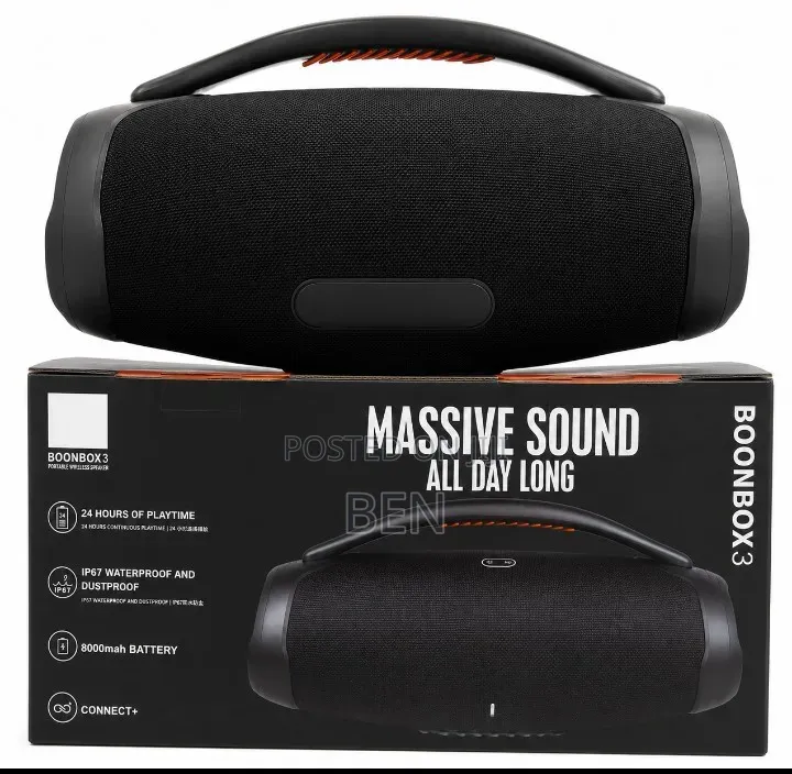Boom Box 3 Bluetooth Wi-Fi Portable Speaker