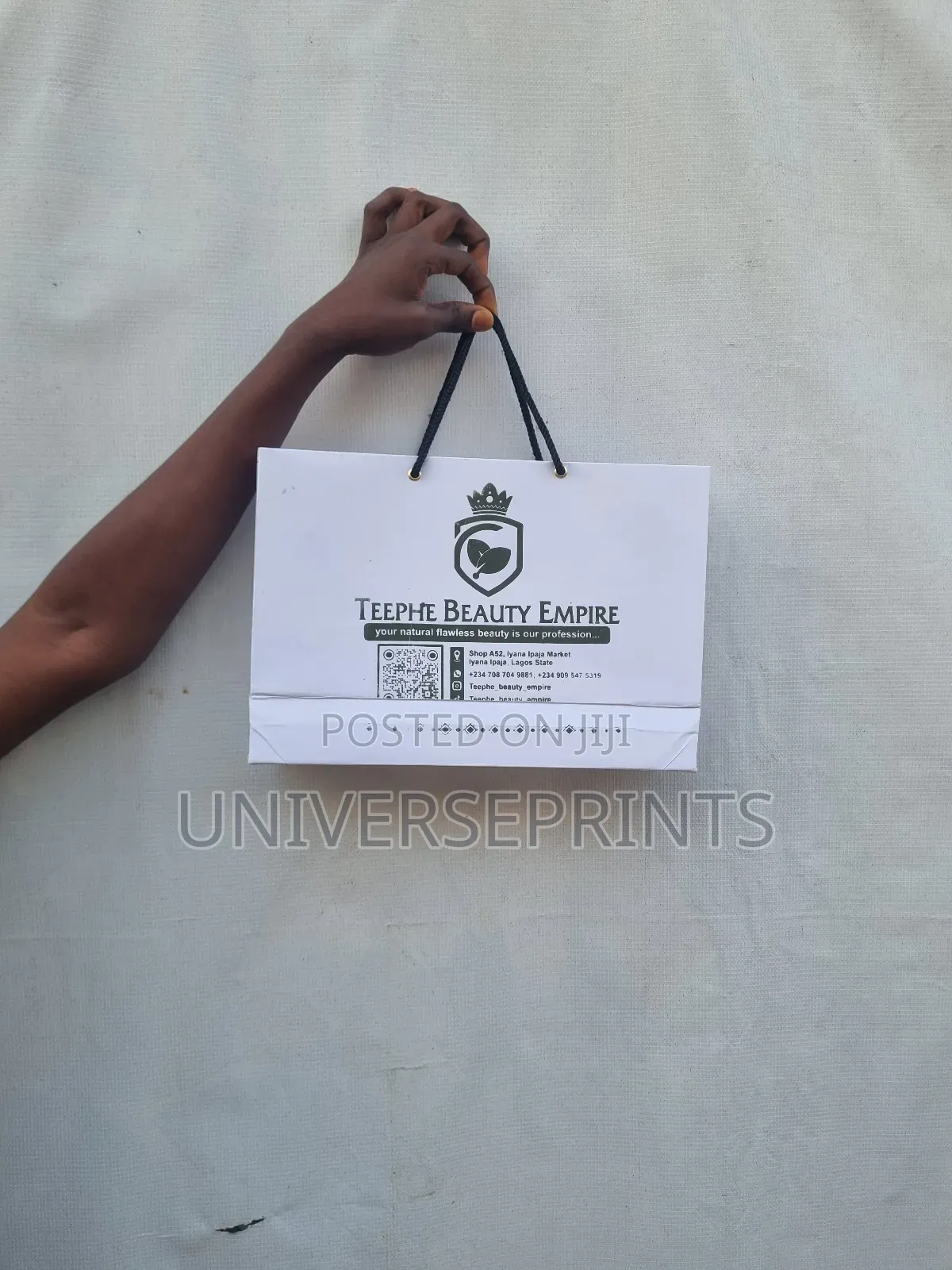 Branded Paper Bag 250gsm One Color Print