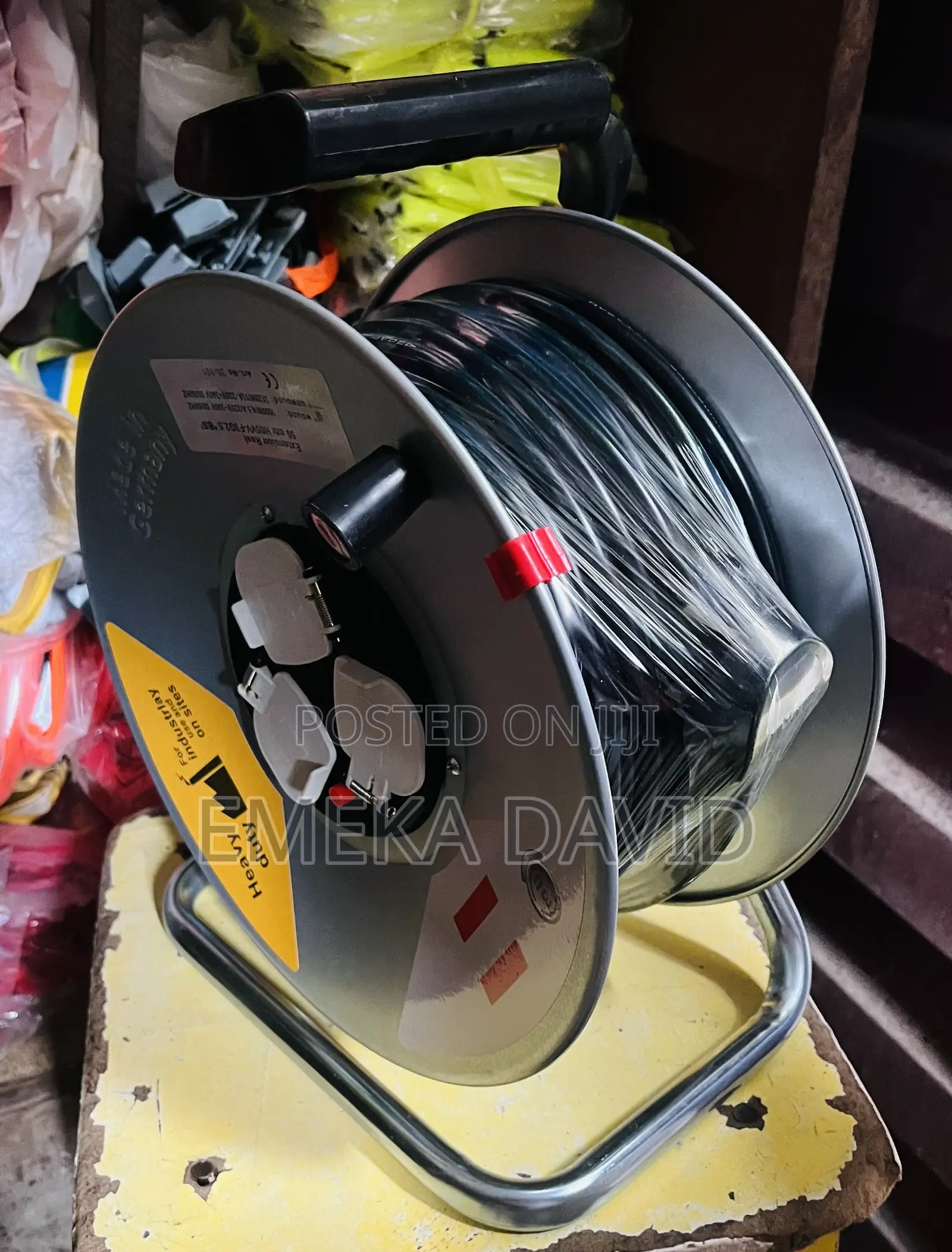 Heavy-Duty Industrial Extension Cable Reel