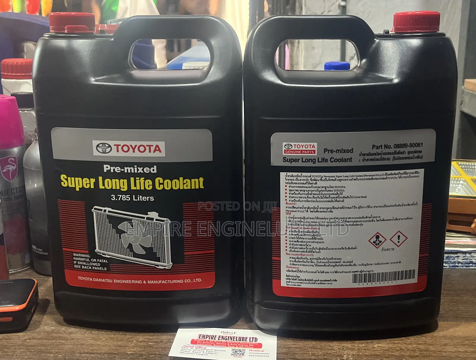 Toyota Pre-Mixed Coolant 4litres