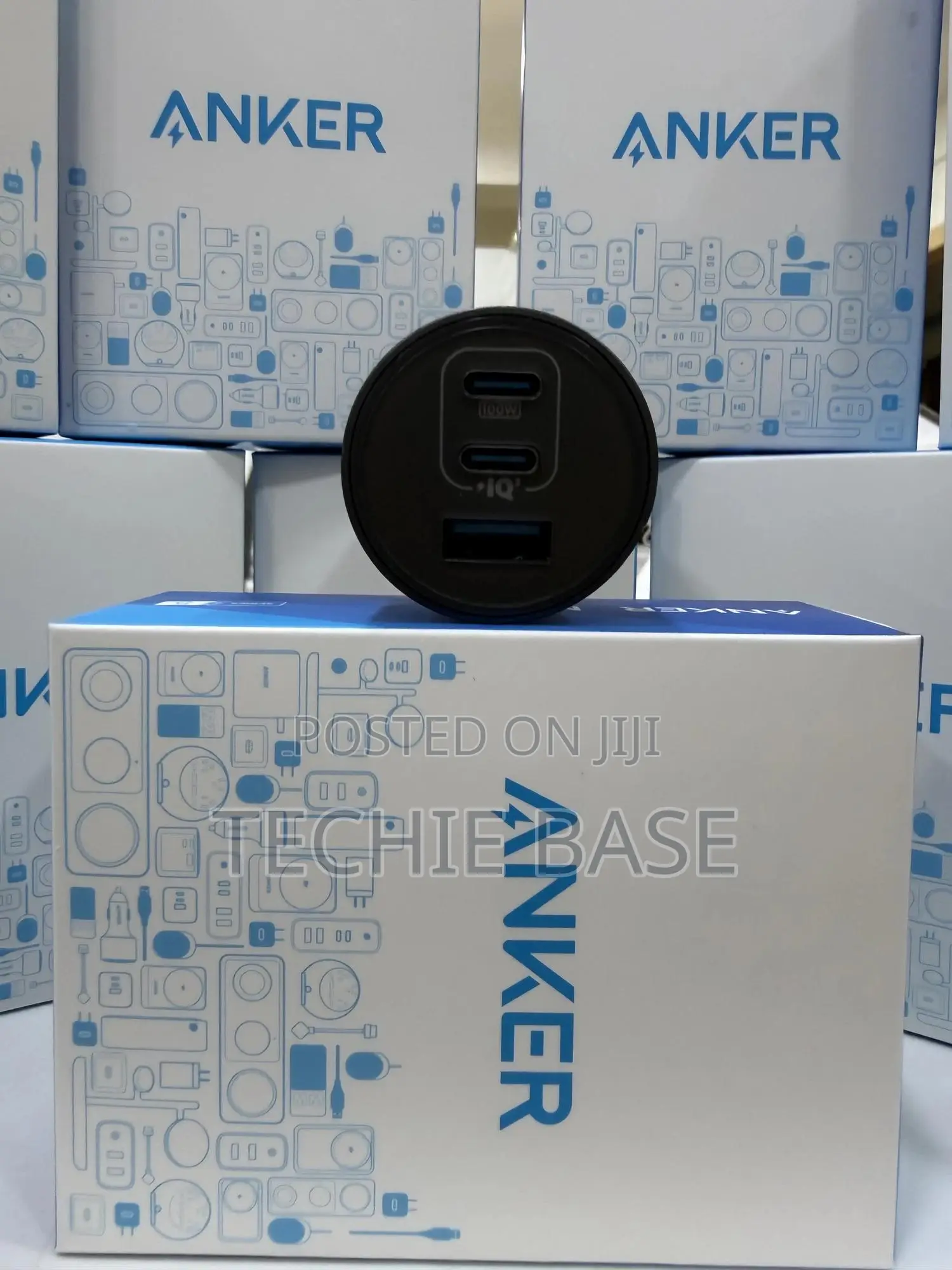 Anker Nano Car Charger (167.5w, 3 Ports)