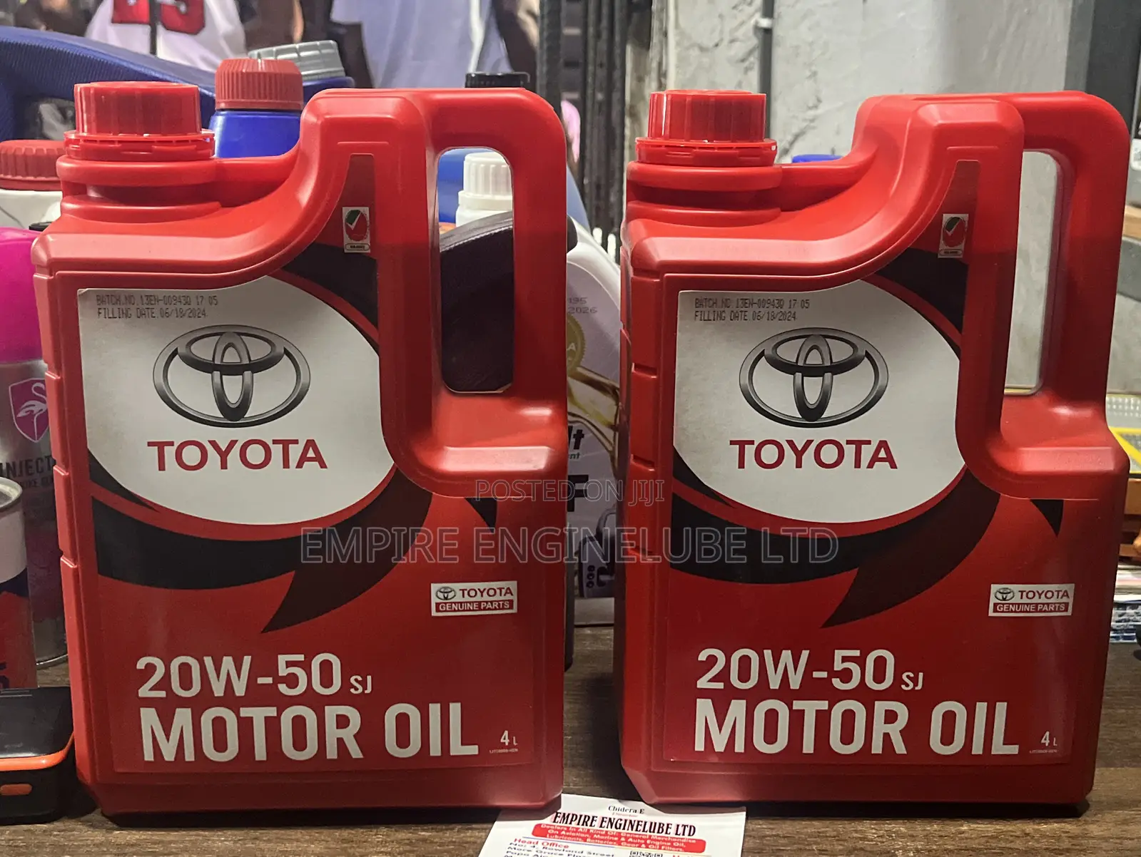 Toyota 20w50 4litres