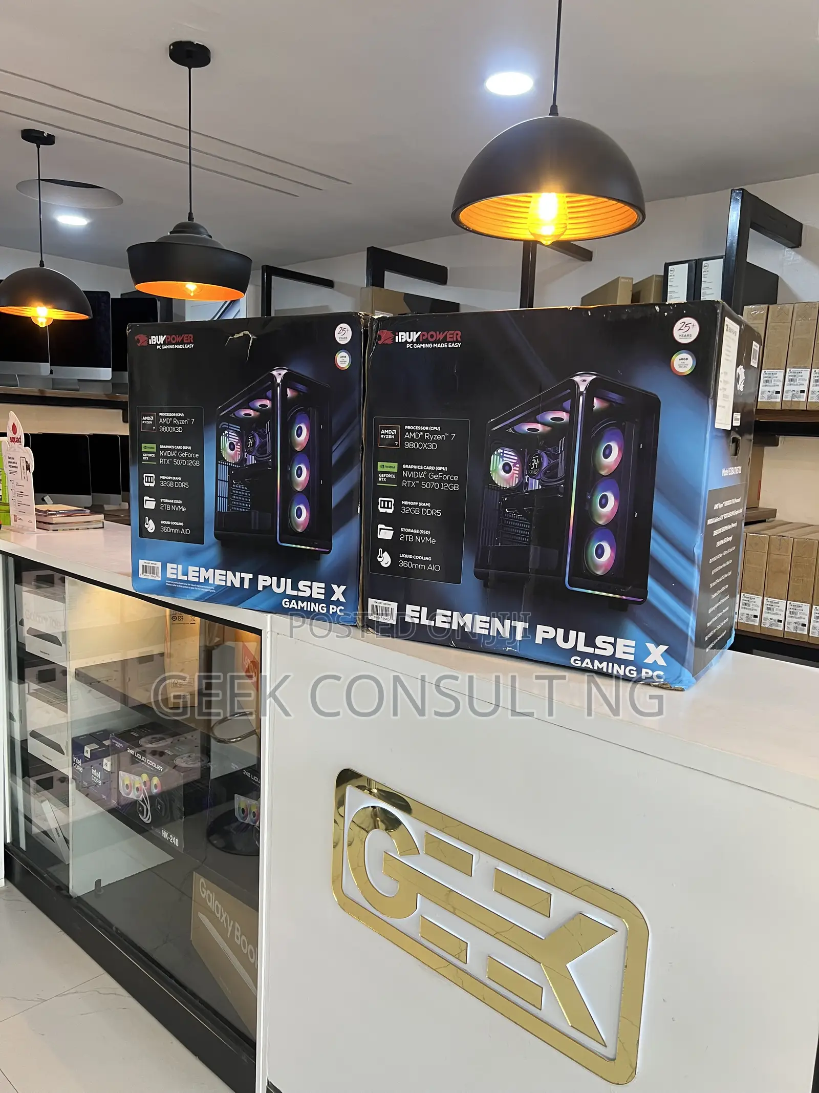 New Desktop Computer iBUYPOWER 32GB AMD Ryzen 7 SSD 2T