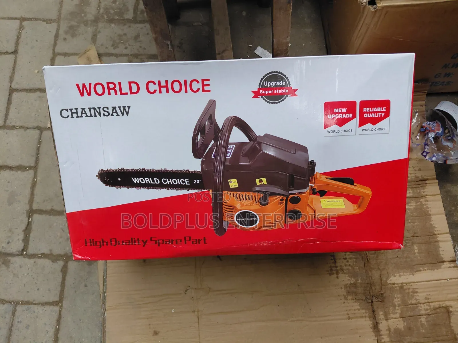 20 Inches World Choice Gasoline Chain Saw Machine