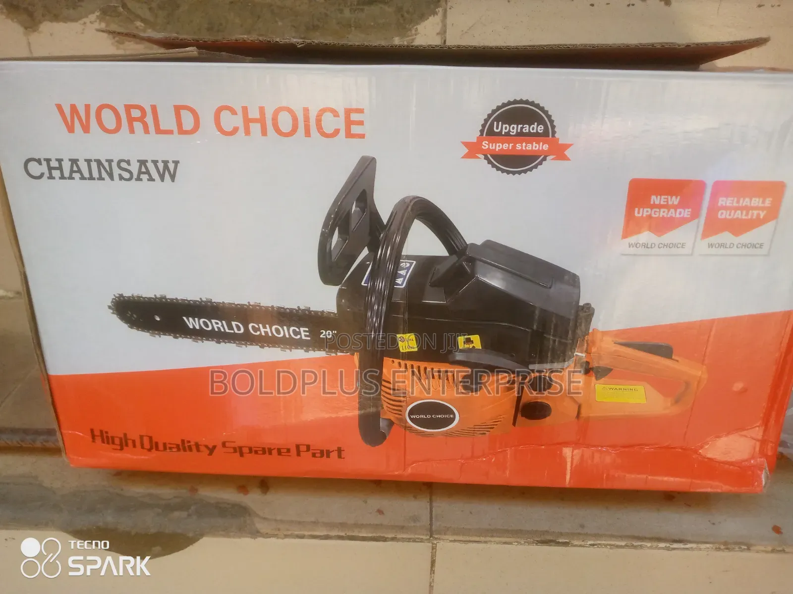 20 Inches World Choice Gasoline Chain Saw Machine