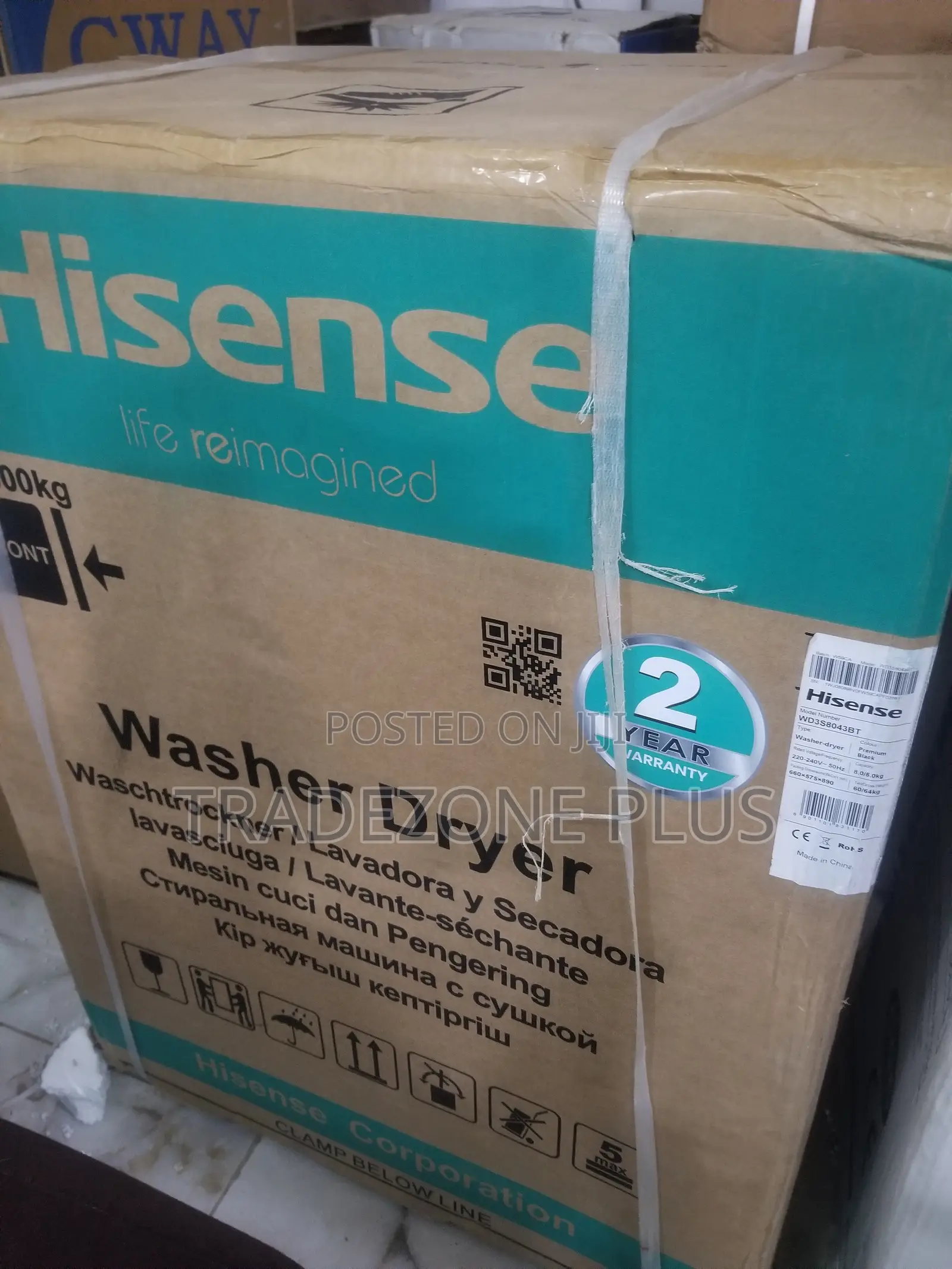 WD3S8043BT Washing Machine Dryer – Convenient All-in-One Laundry Sol