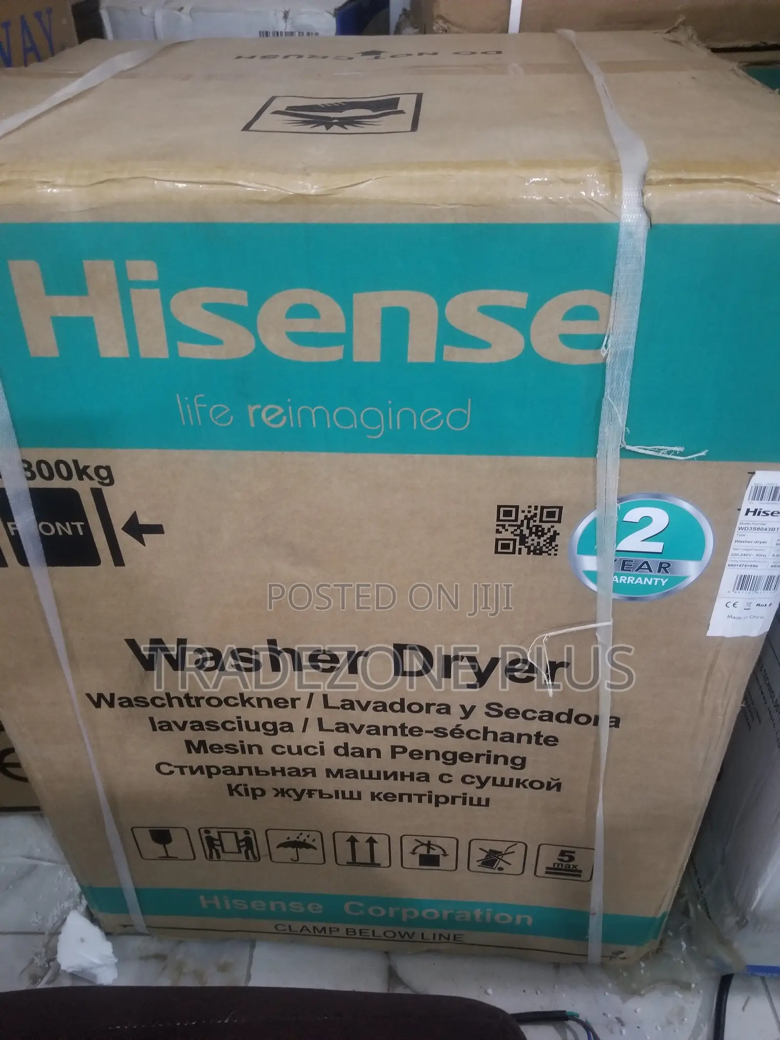 WD3S8043BT Washing Machine Dryer – Convenient All-in-One Laundry Sol