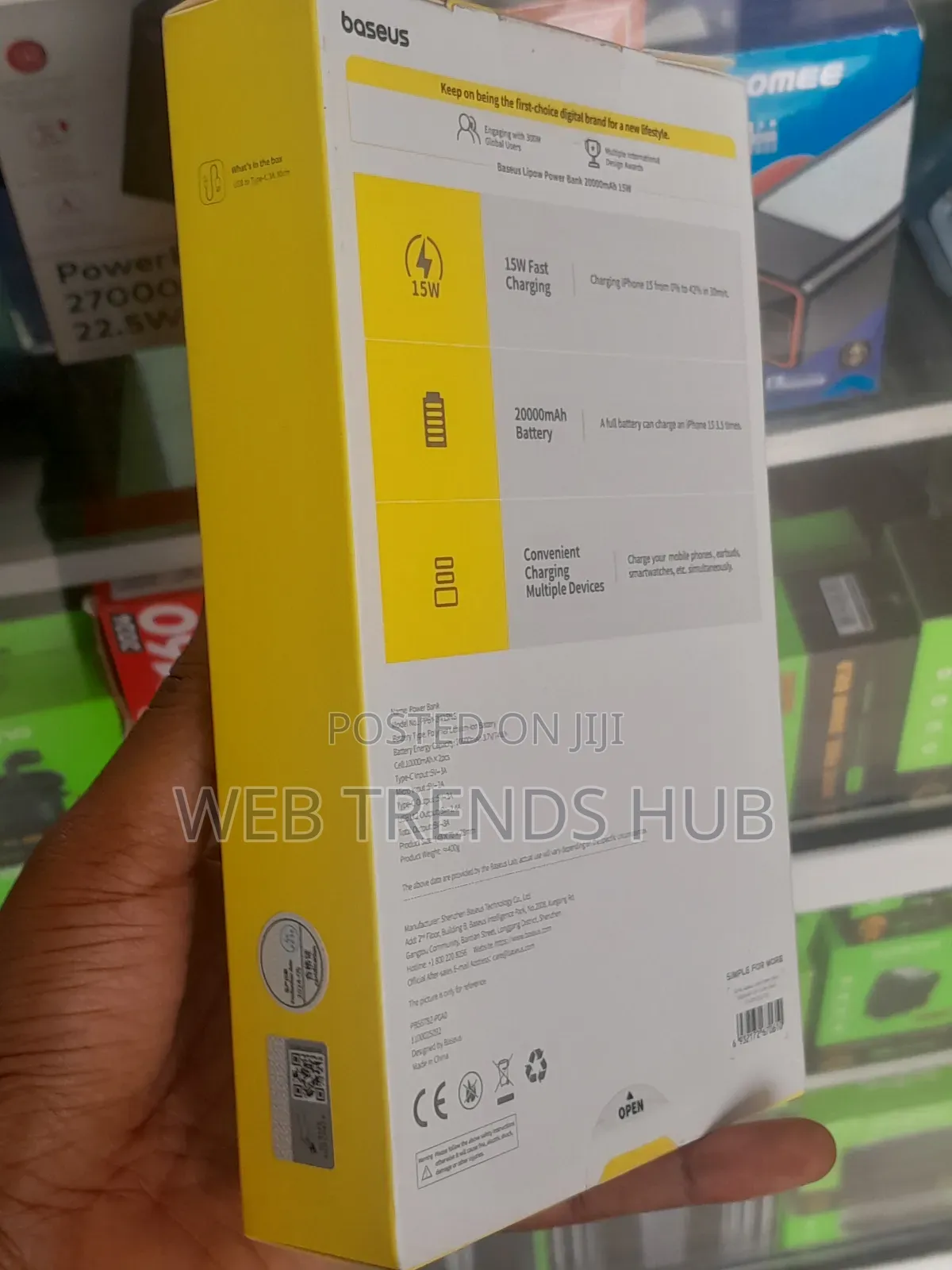 Baseus Lipow 20,000mAh 15W PowerBank