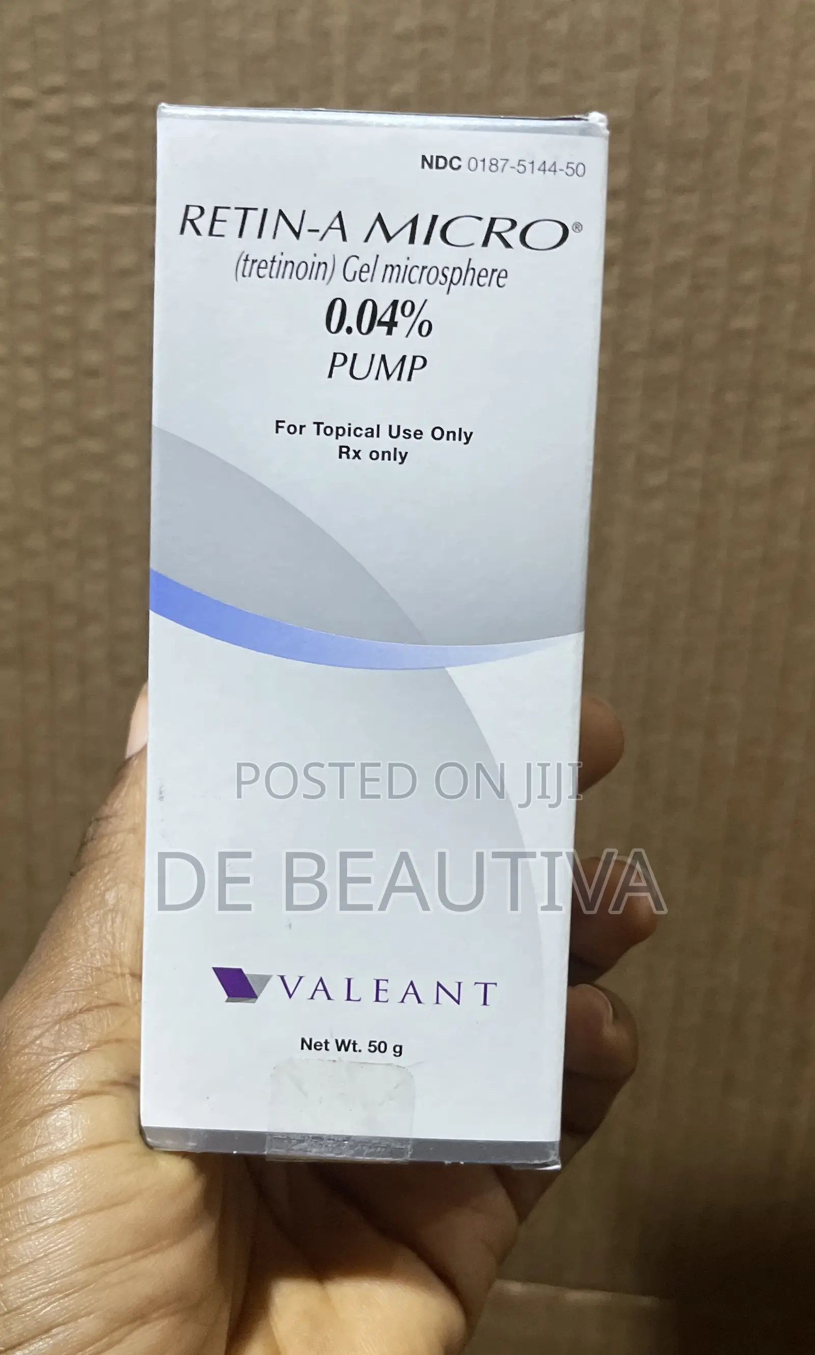 Valeant Retin-a Micro 0.04% (Tretinoin) Gel Microsphere, 50g,