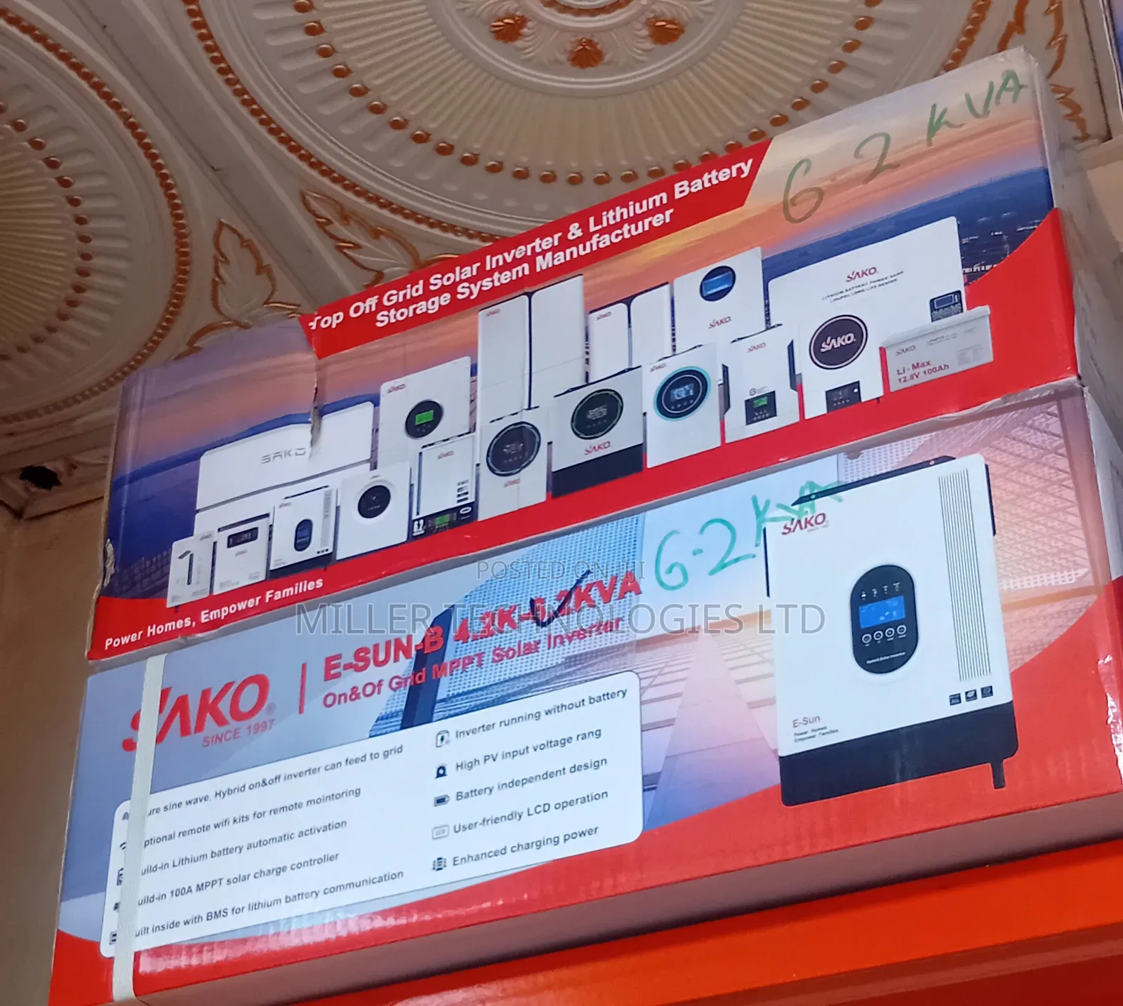 Sako Inverter 6.2kva Hybrid Solar Power Inverter